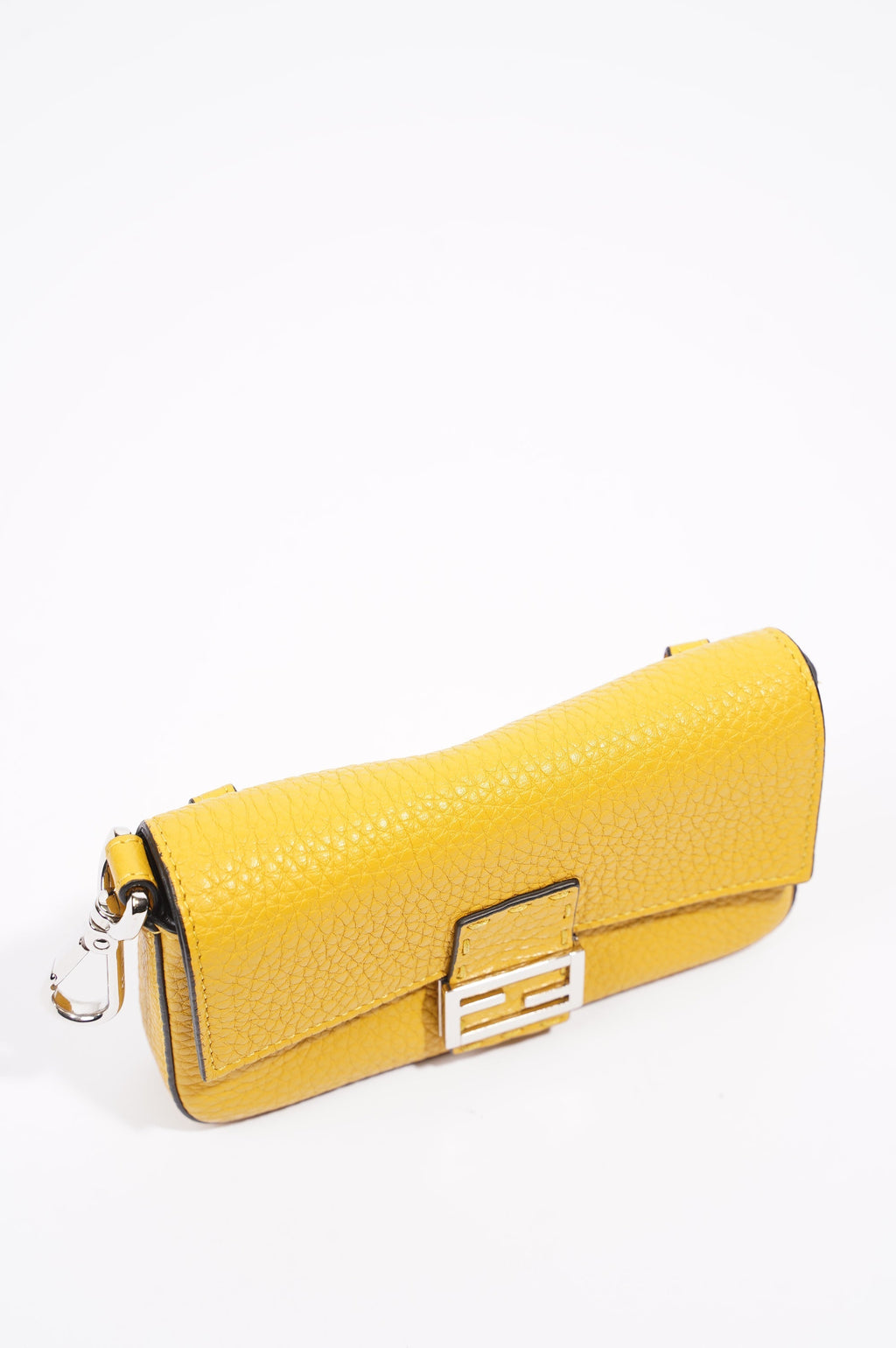 Fendi Womens Micro Baguette Yellow