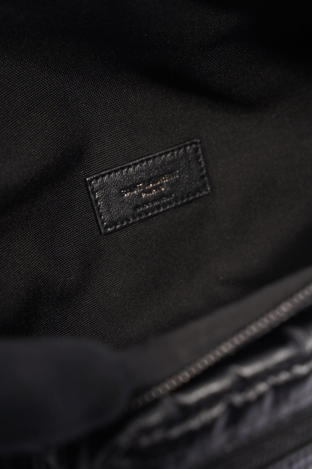 Saint Laurent Nuxx Crossbody Bag Black Nylon