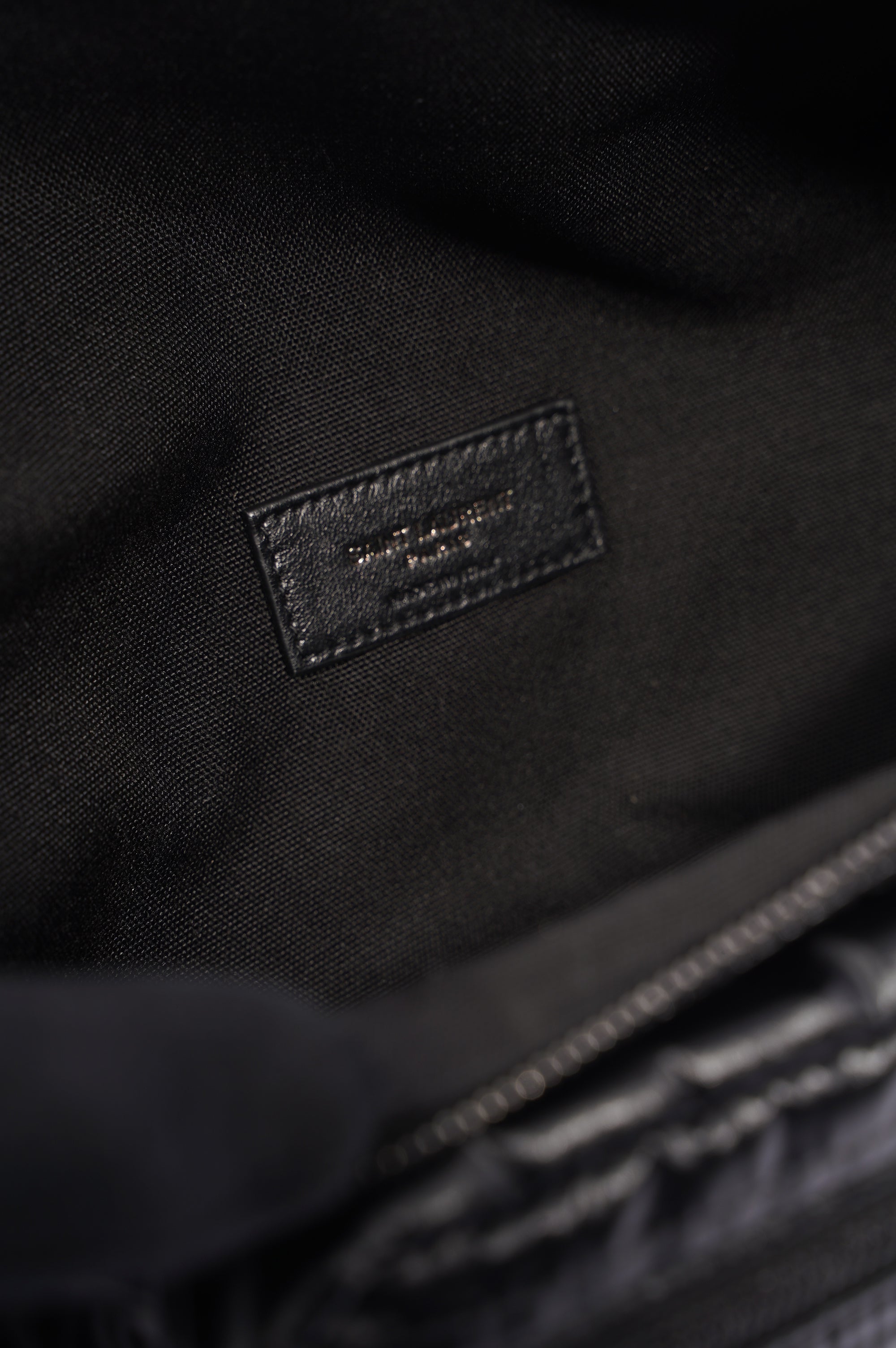 Saint Laurent Nuxx Crossbody Bag Black Nylon