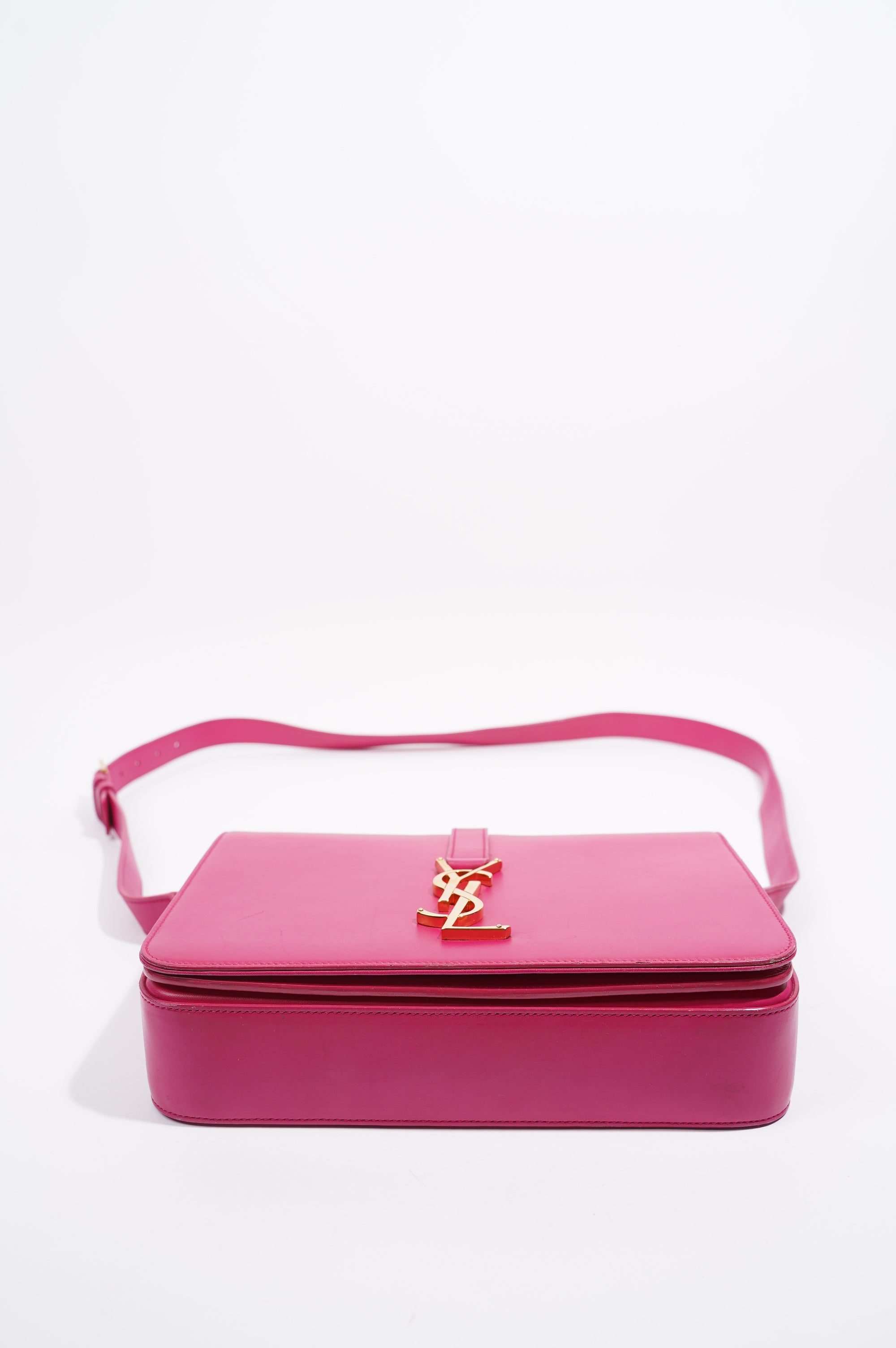 Saint Laurent Womens Universite Bag Pink / Gold