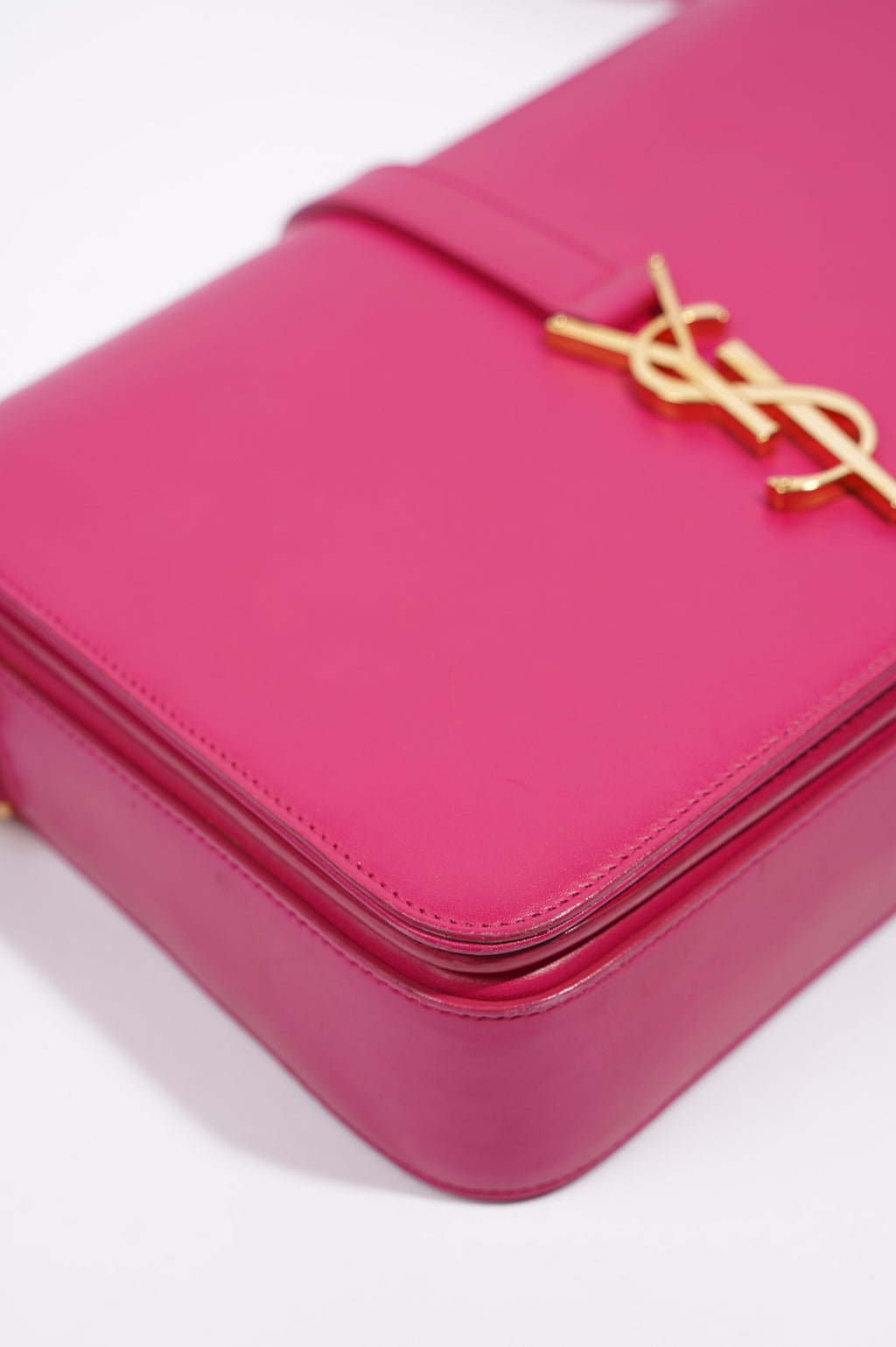 Saint Laurent Womens Universite Bag Pink / Gold