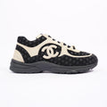 Chanel Womens CC Logo Black / Beige EU 39.5 / UK 6.5