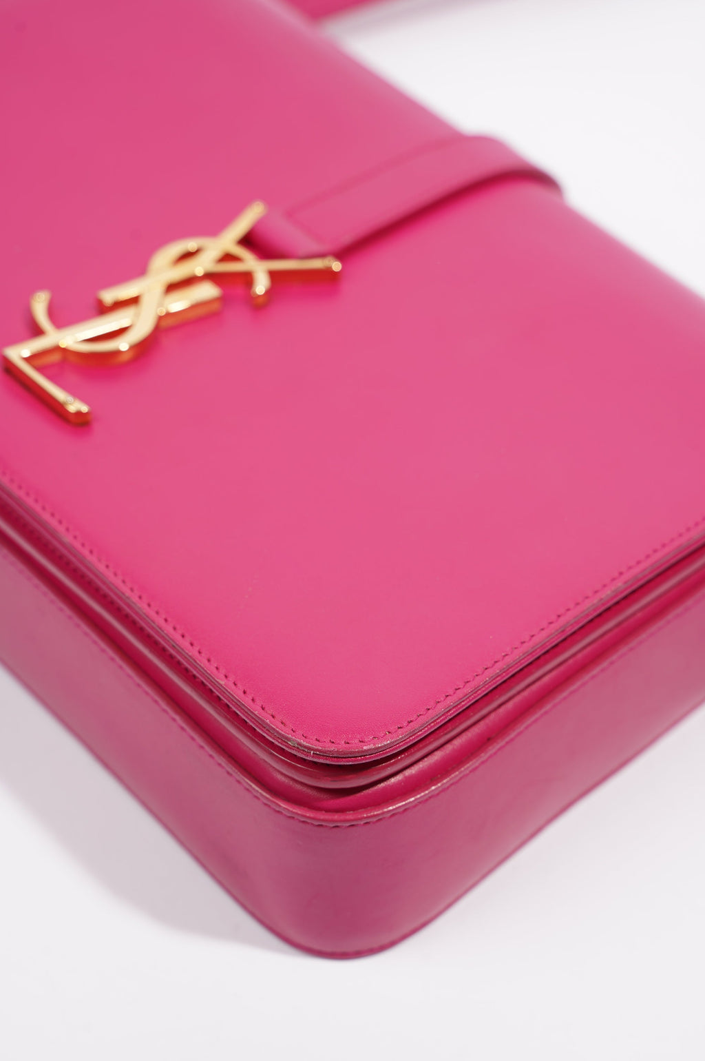 Saint Laurent Womens Universite Bag Pink / Gold