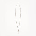 Chanel Womens CC Necklace Silver Diamanté