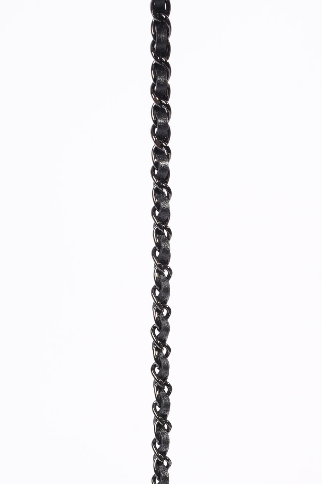 Chanel Wallet on Chain Black Patent Micro