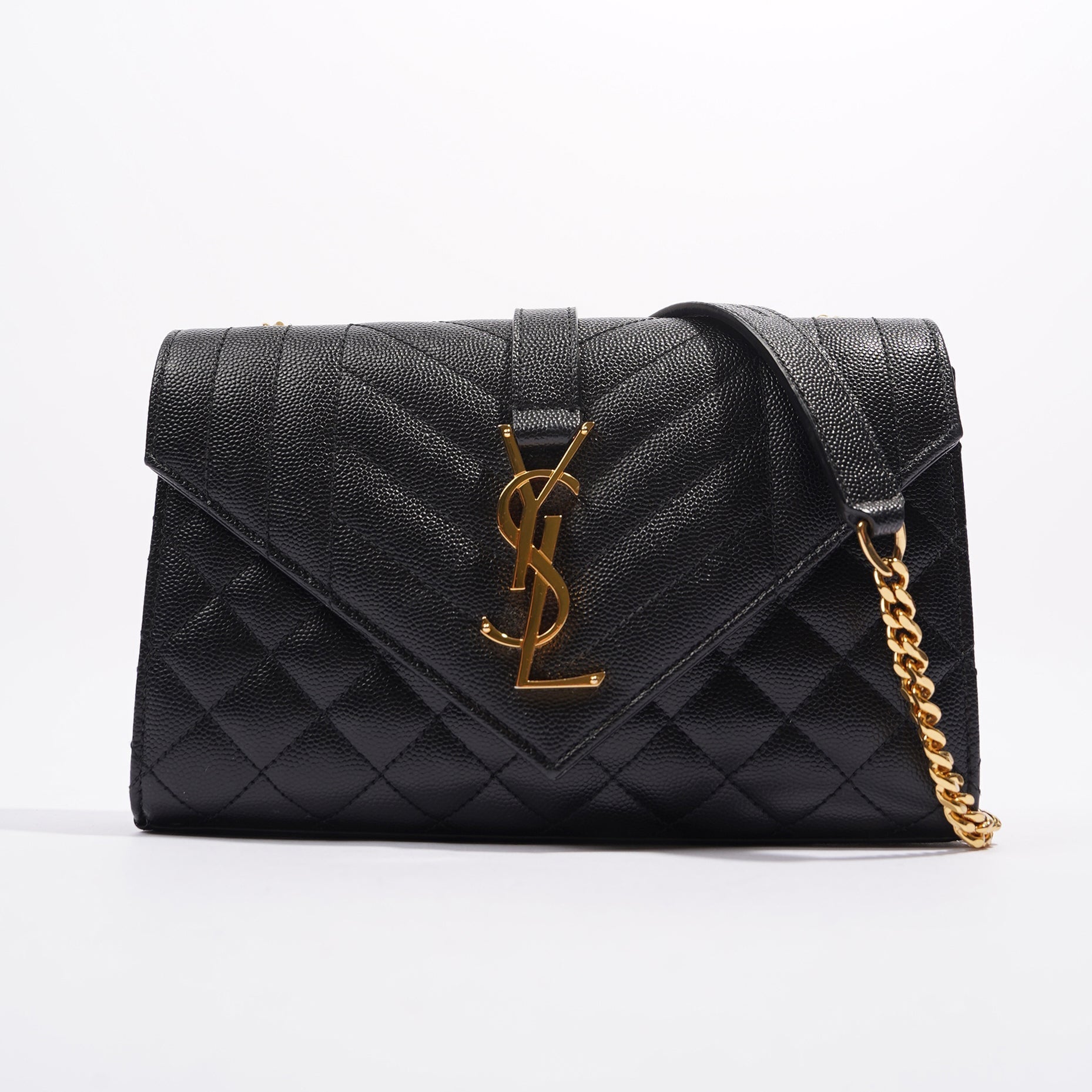 Saint Laurent Envelope Bag Black Small