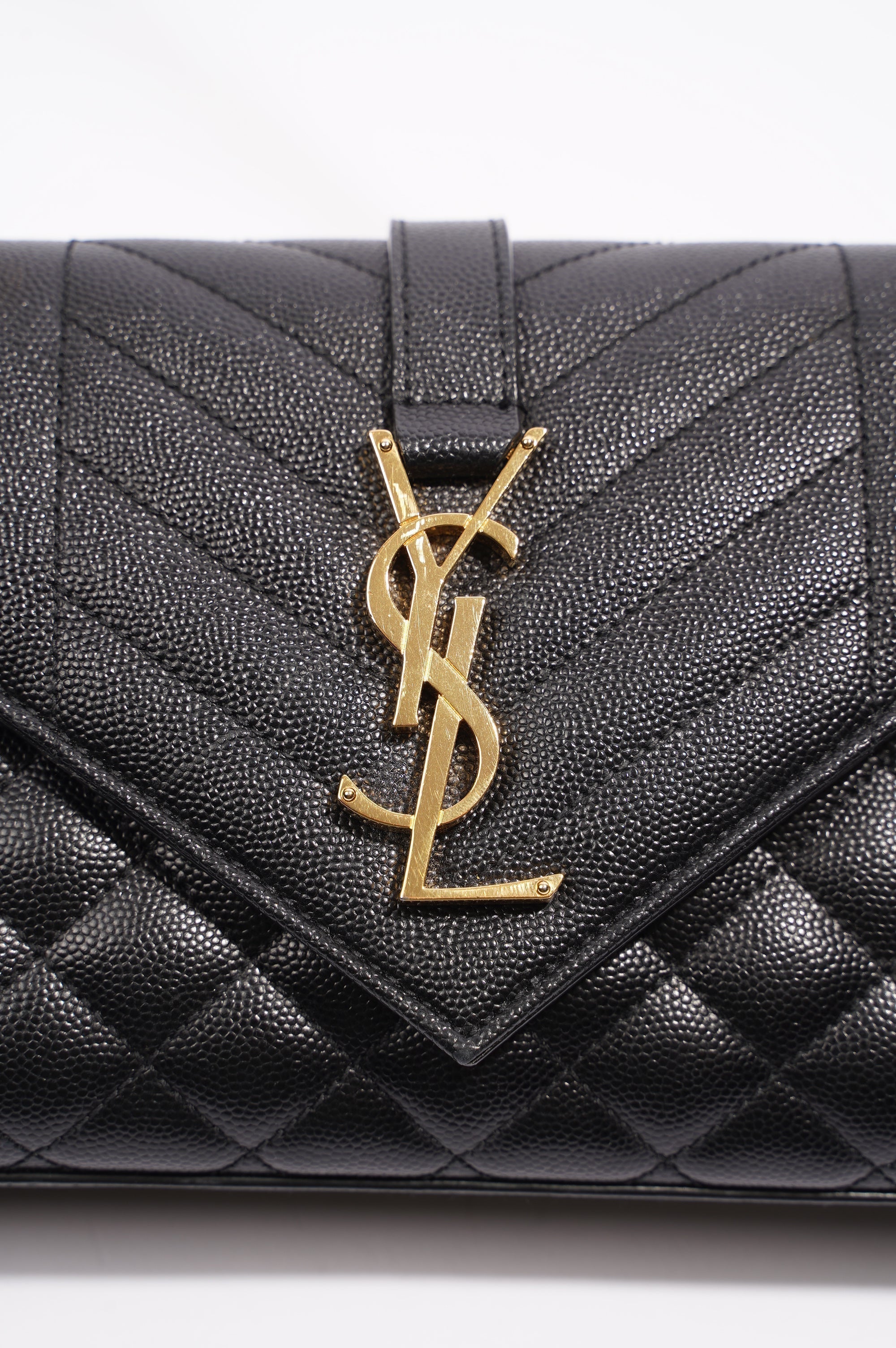 Saint Laurent Envelope Bag Black Small