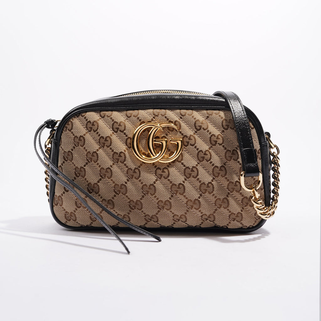 Gucci Womens Marmont Zip Supreme / Gold