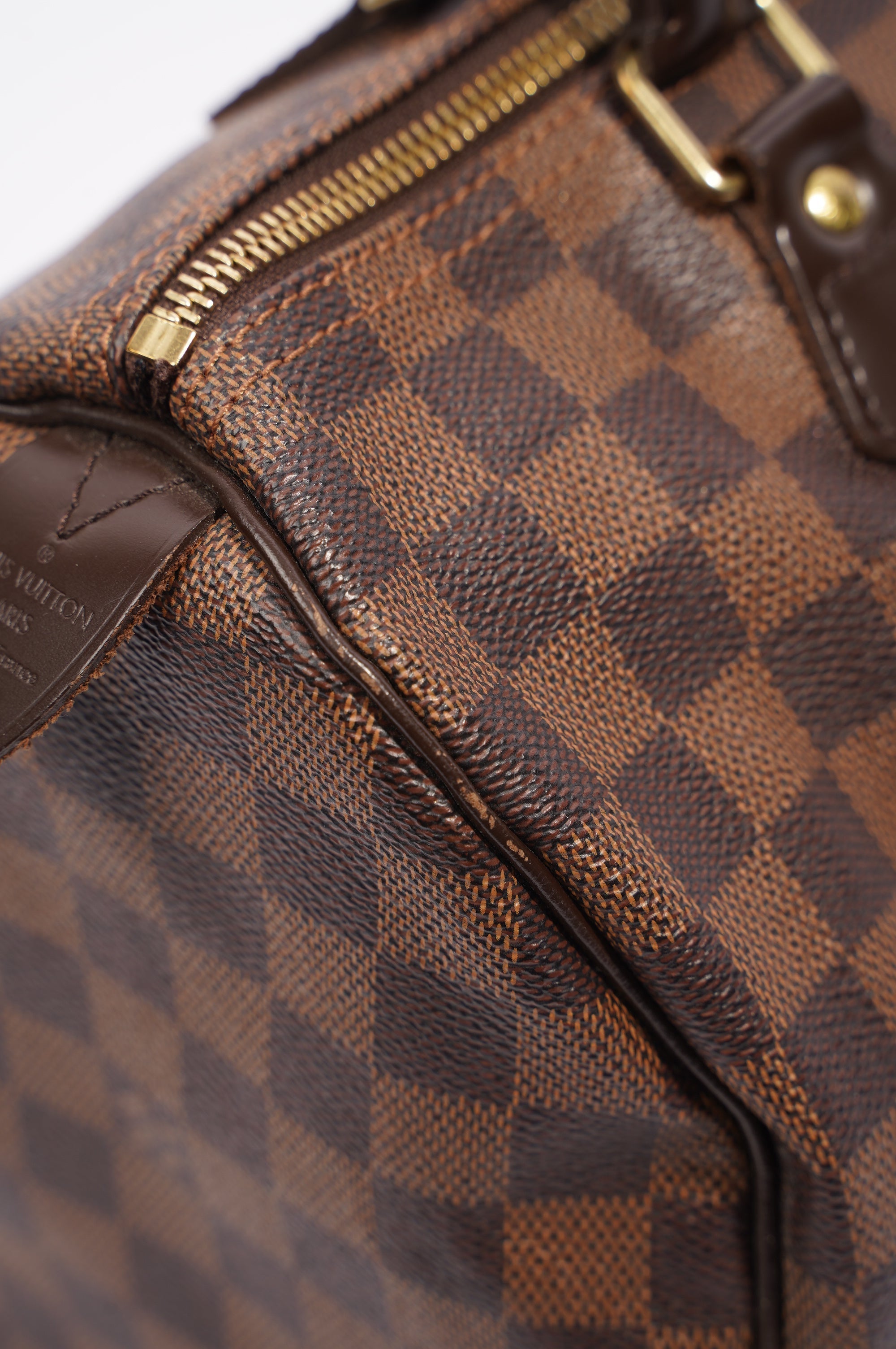 Louis Vuitton Womens Speedy 30 Damier Ebene