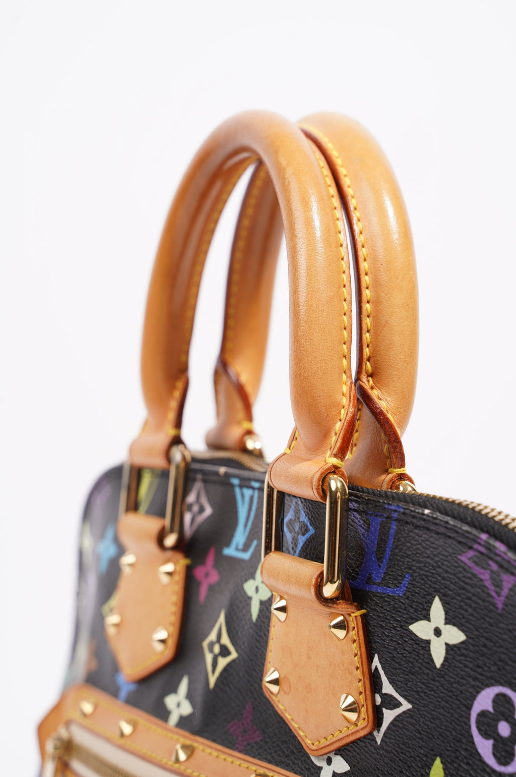 Louis Vuitton Womens Vintage Murakami Alma Black / Multi PM