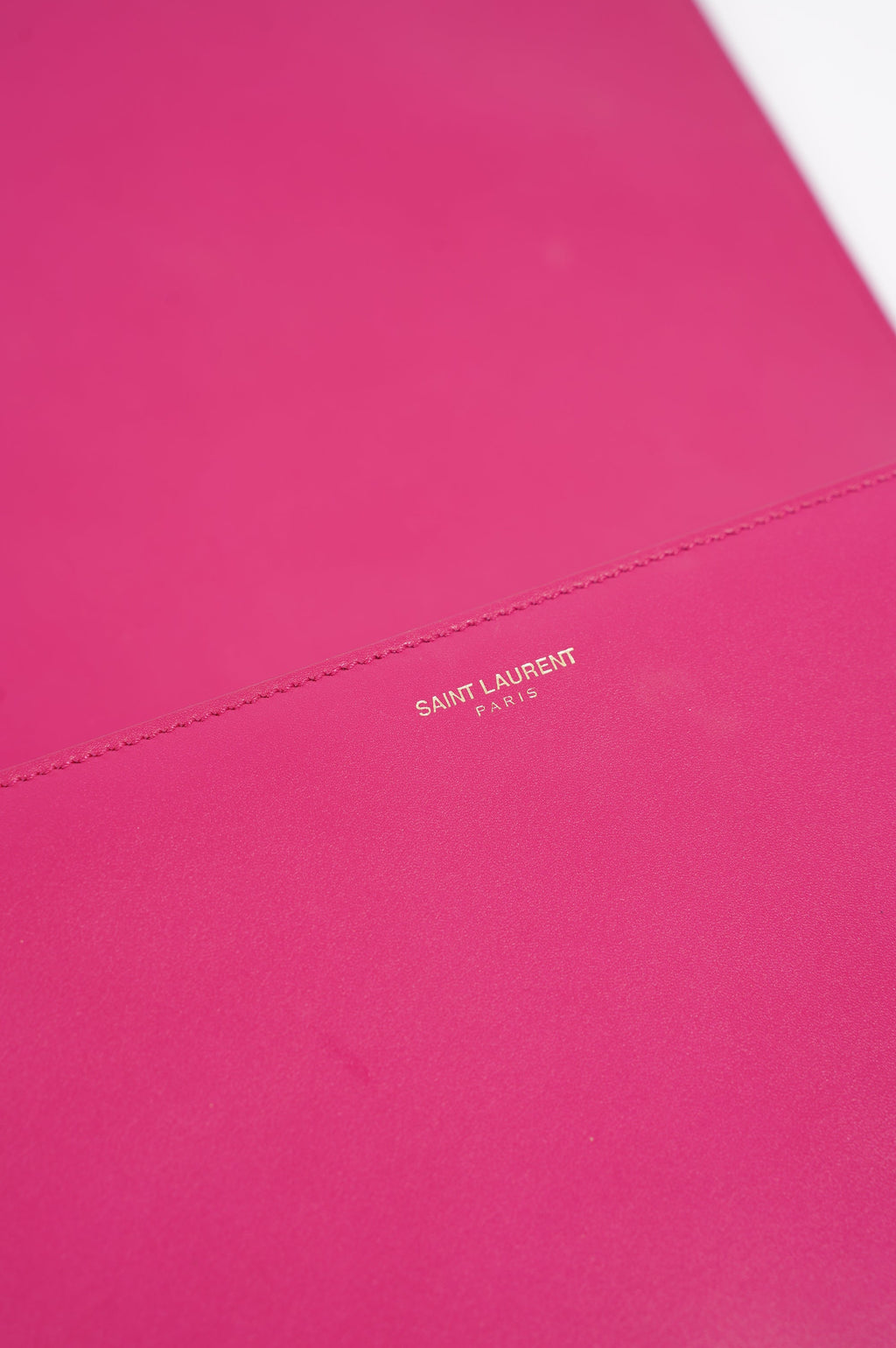 Saint Laurent Womens Universite Bag Pink / Gold