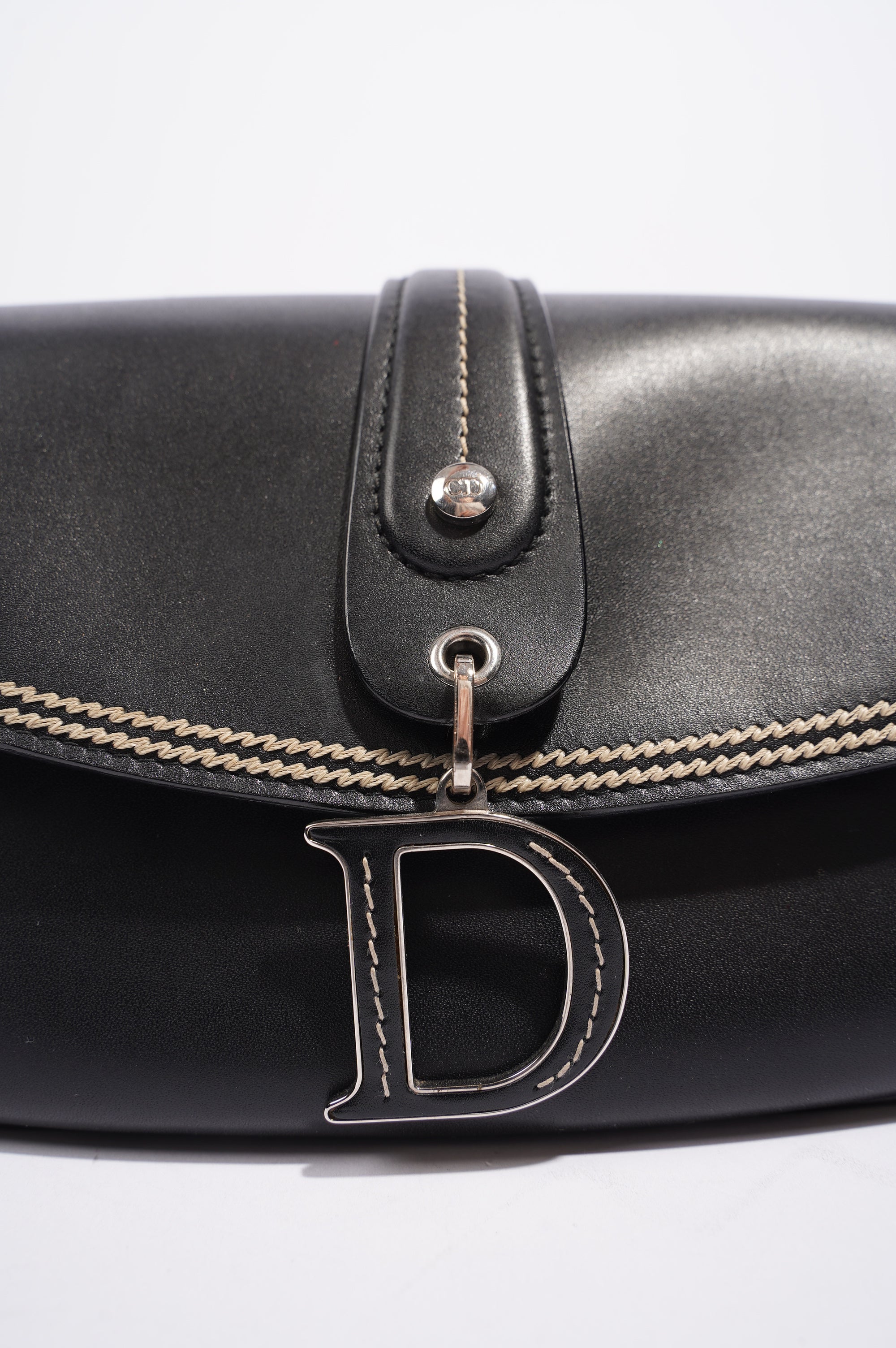 Christian Dior Womens Shoulder Bag Black