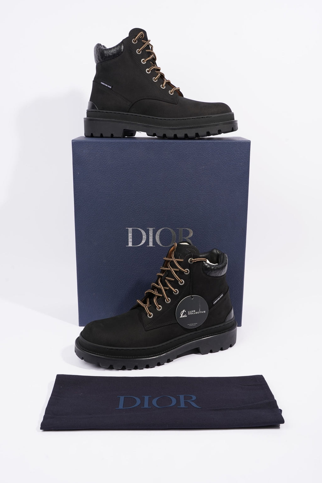 Christian Dior Mens Explorer Boots Black EU 41 / UK 7
