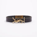 Saint Laurent Womens Opyum Bracelet Black / Gold