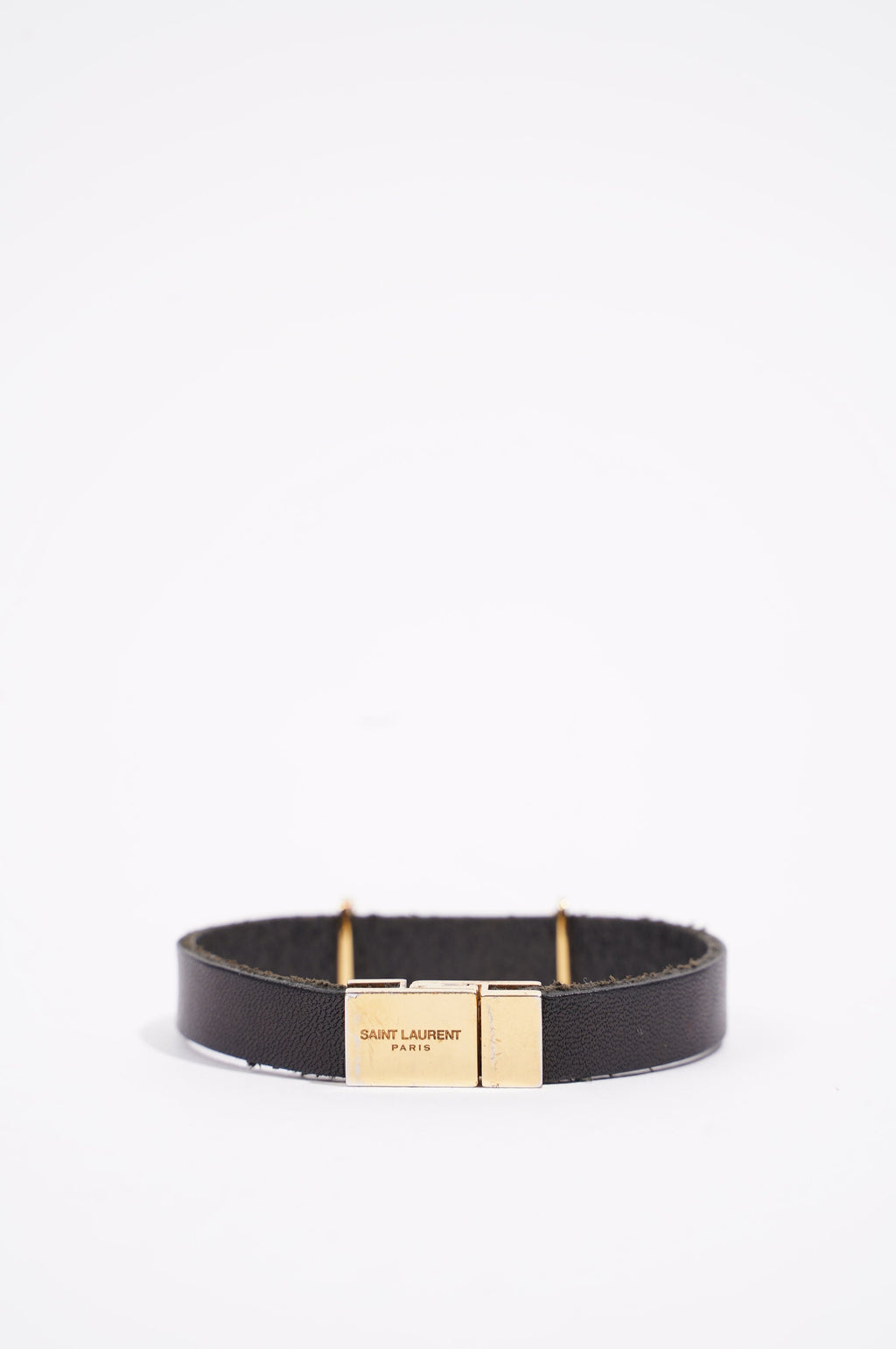 Saint Laurent Womens Opyum Bracelet Black / Gold