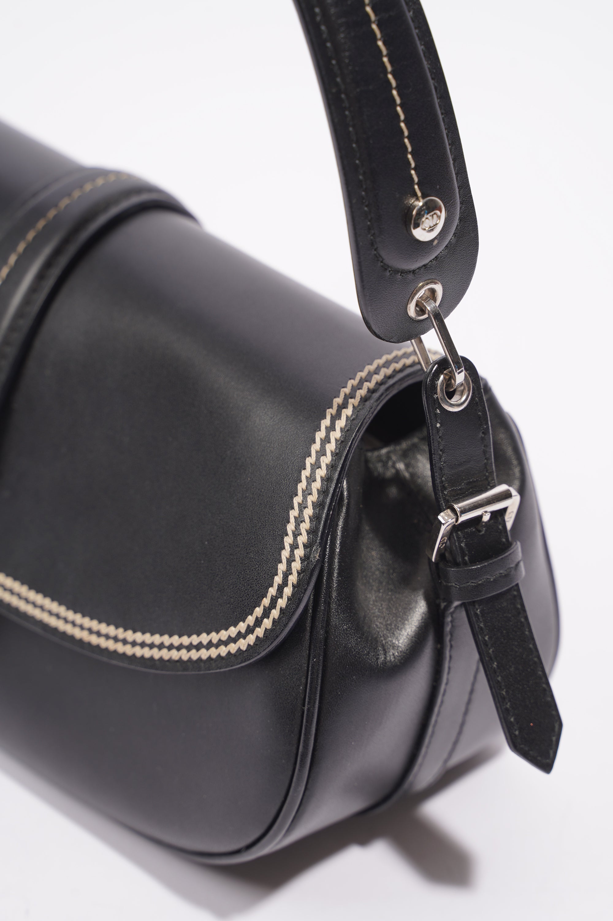 Christian Dior Womens Shoulder Bag Black