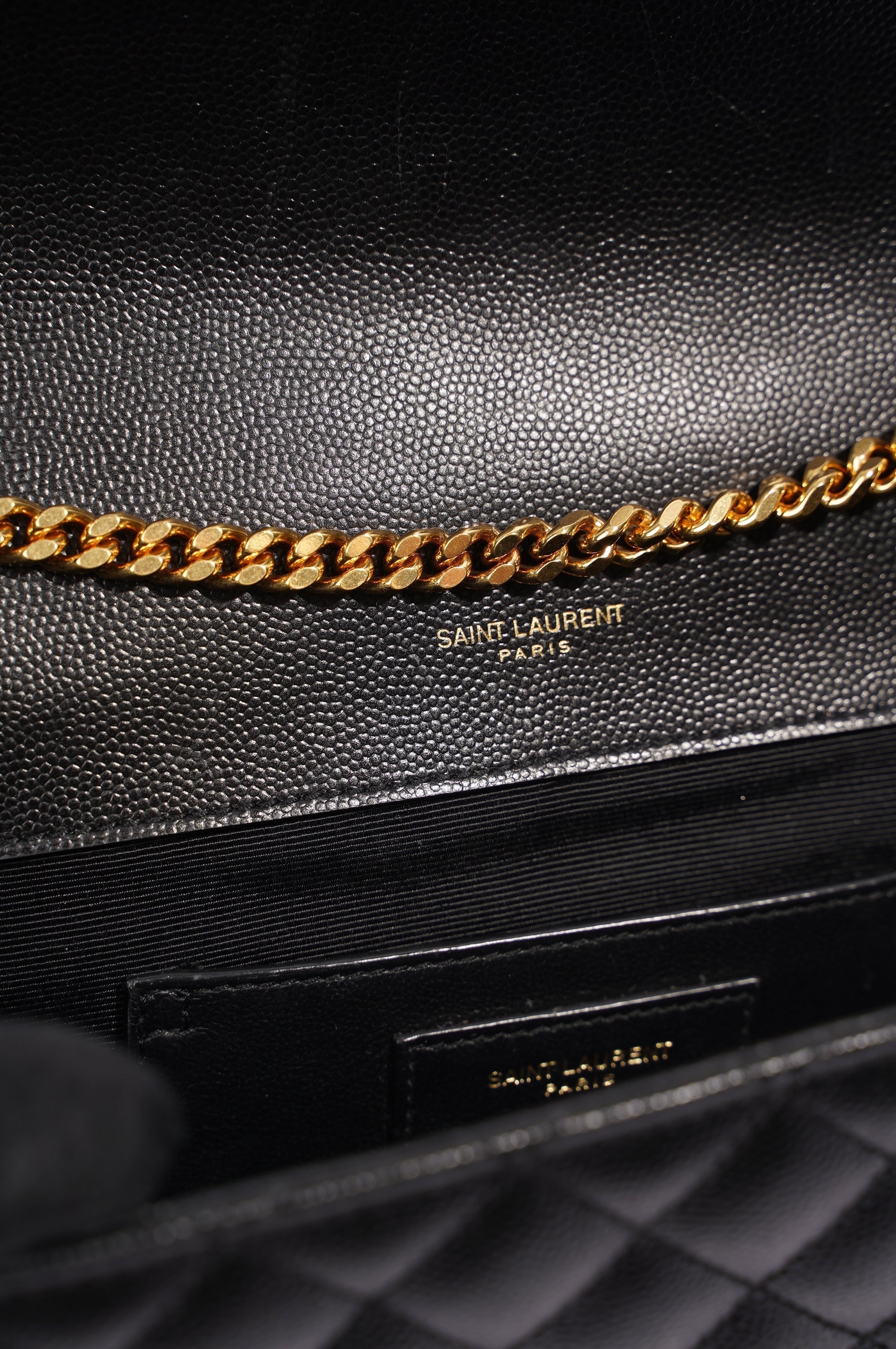 Saint Laurent Envelope Bag Black Small