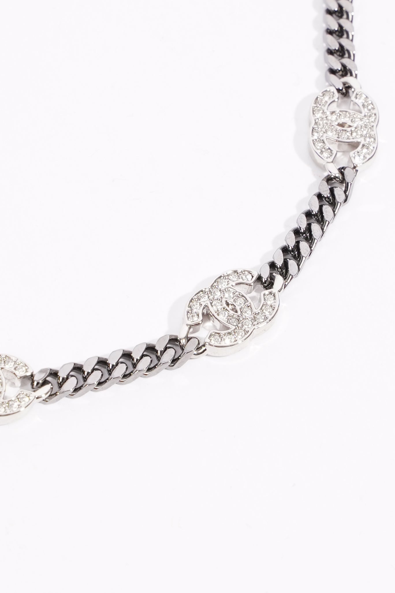 Chanel Womens CC Chocker Gun Metal Finish Base Metal 2021