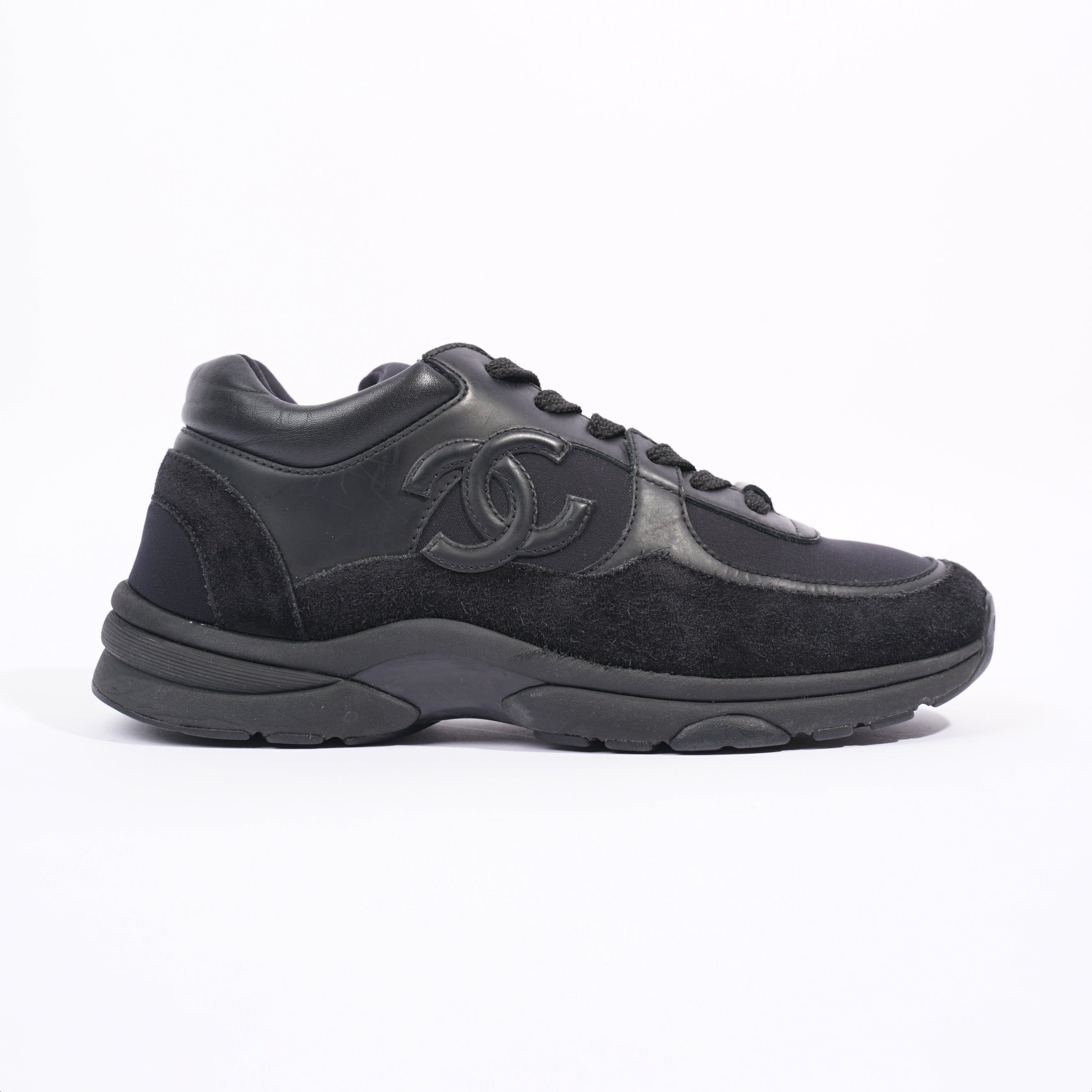 Chanel Womens CC Logo Black EU 37 / UK 4