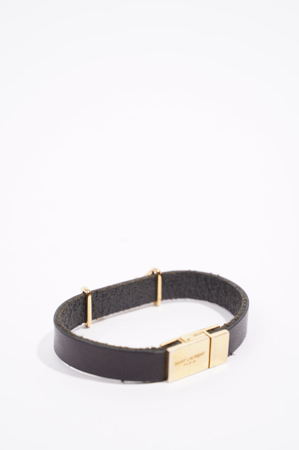 Saint Laurent Womens Opyum Bracelet Black / Gold