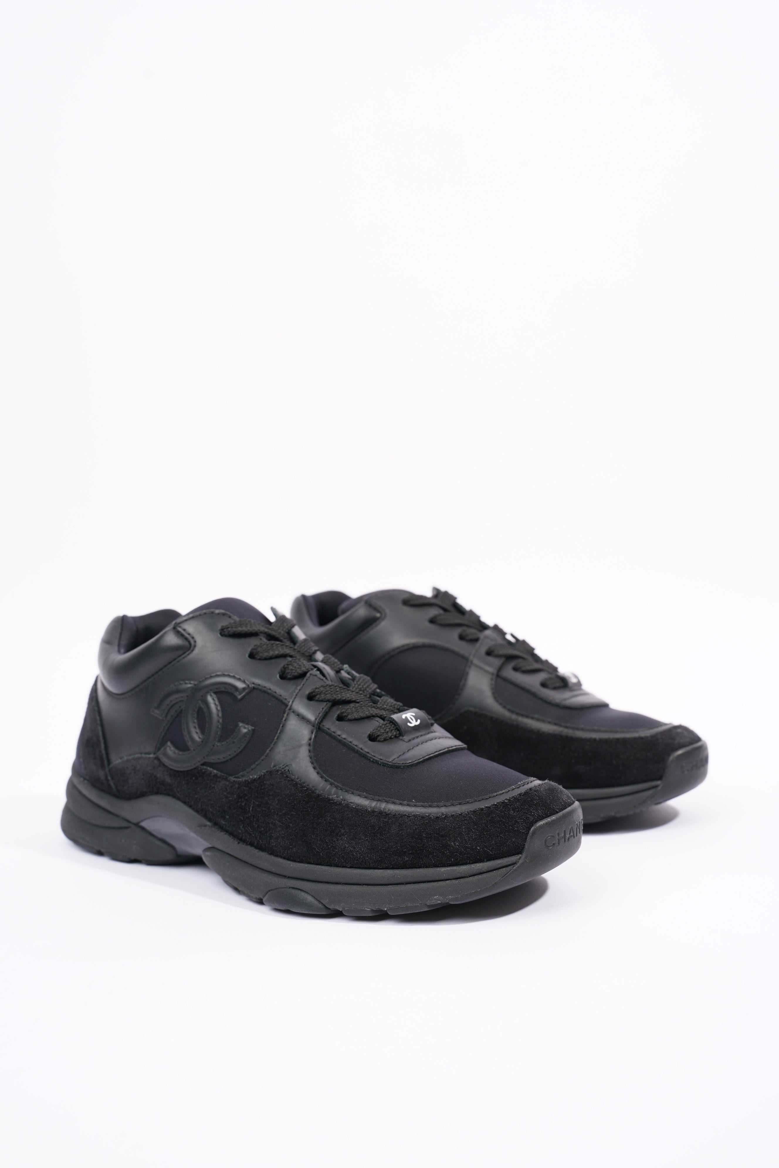 Chanel Womens CC Logo Black EU 37 / UK 4
