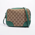 Gucci Womens Bree Crossbody Supreme / Green