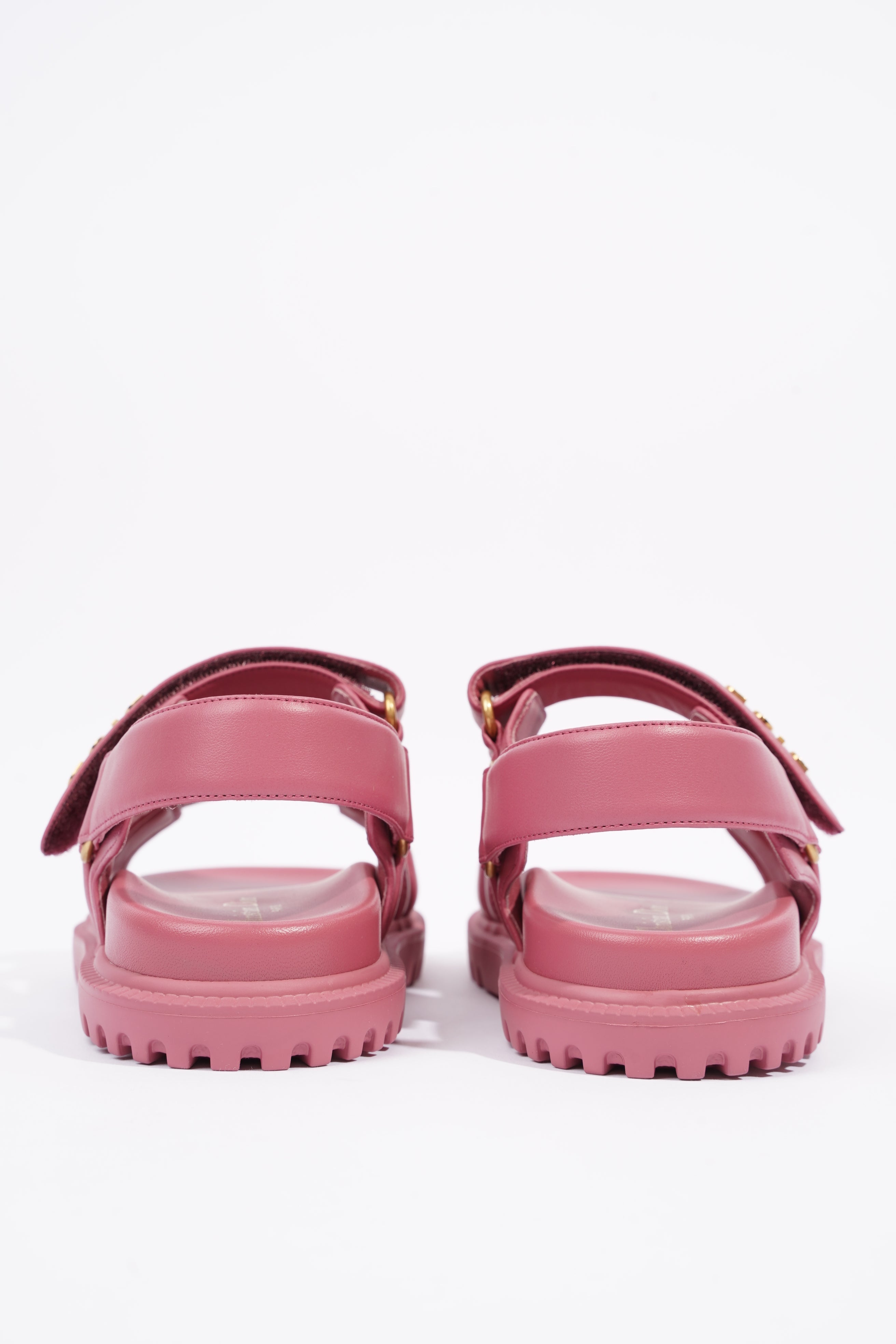 Christian Dior Womens Dioract Sandals Pink EU 35 / UK 2