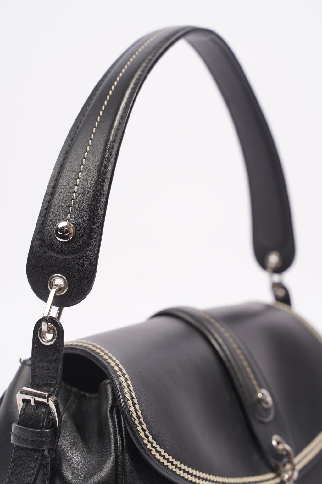 Christian Dior Womens Shoulder Bag Black