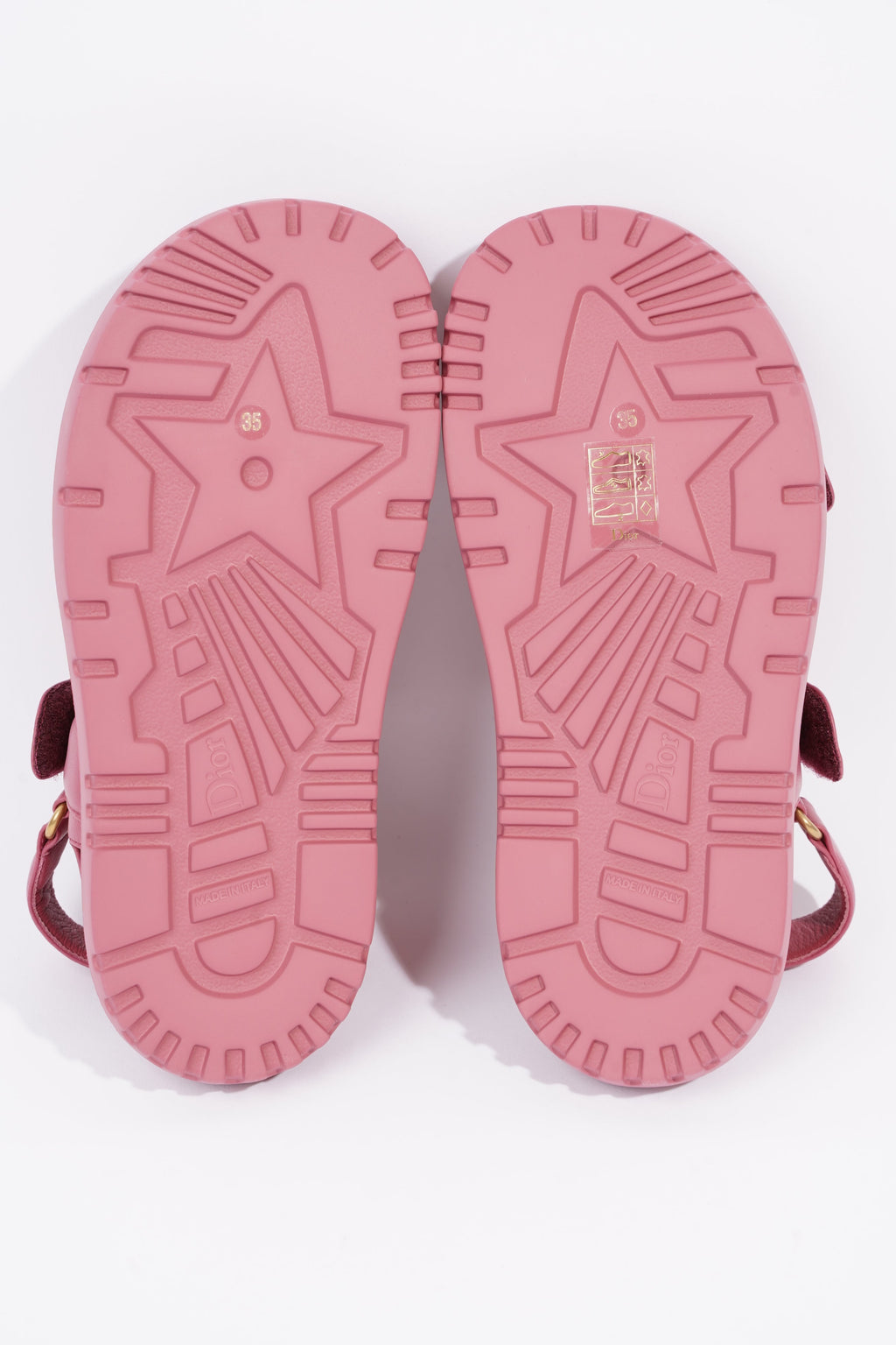 Christian Dior Womens Dioract Sandals Pink EU 35 / UK 2