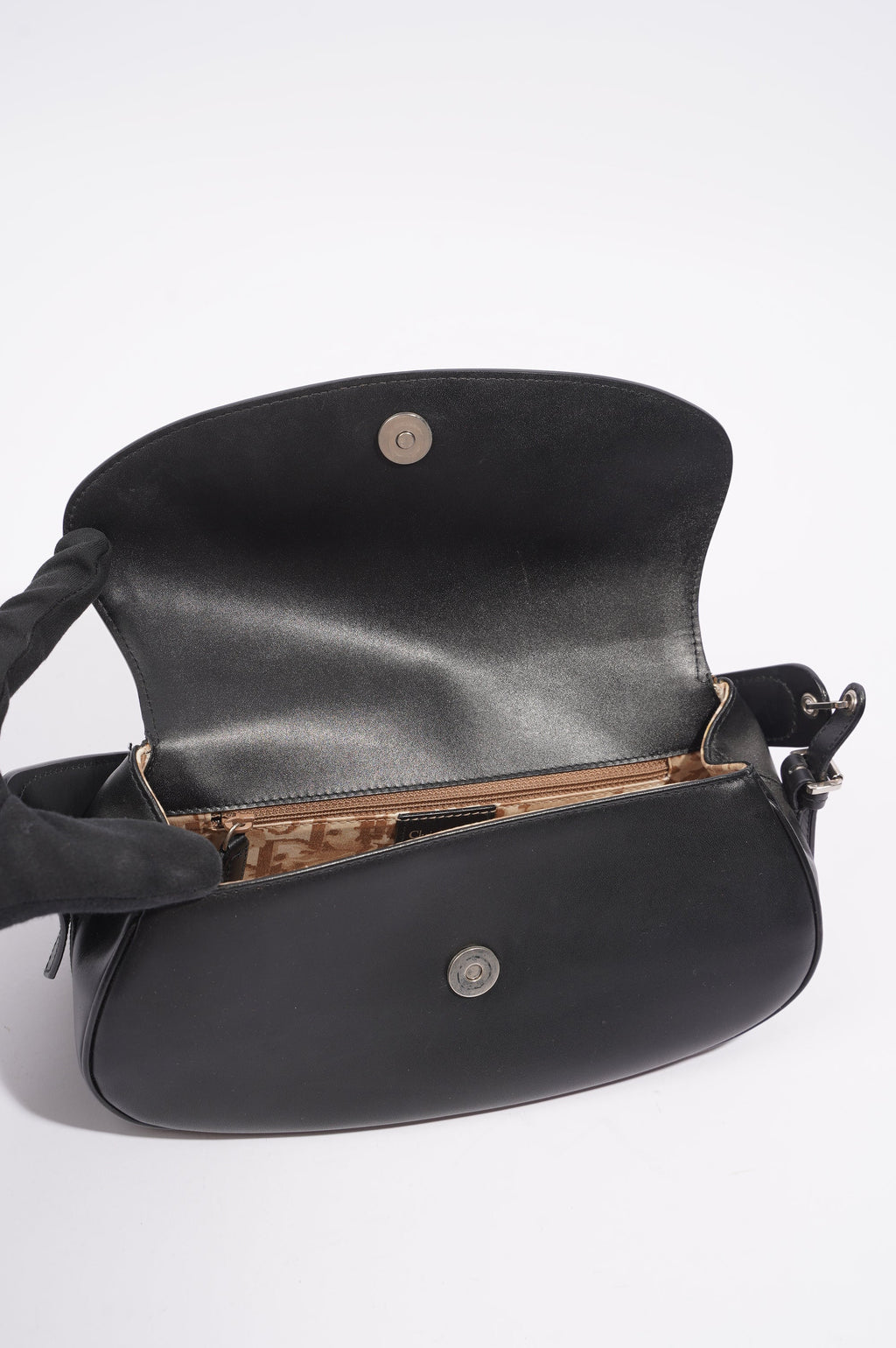 Christian Dior Womens Shoulder Bag Black