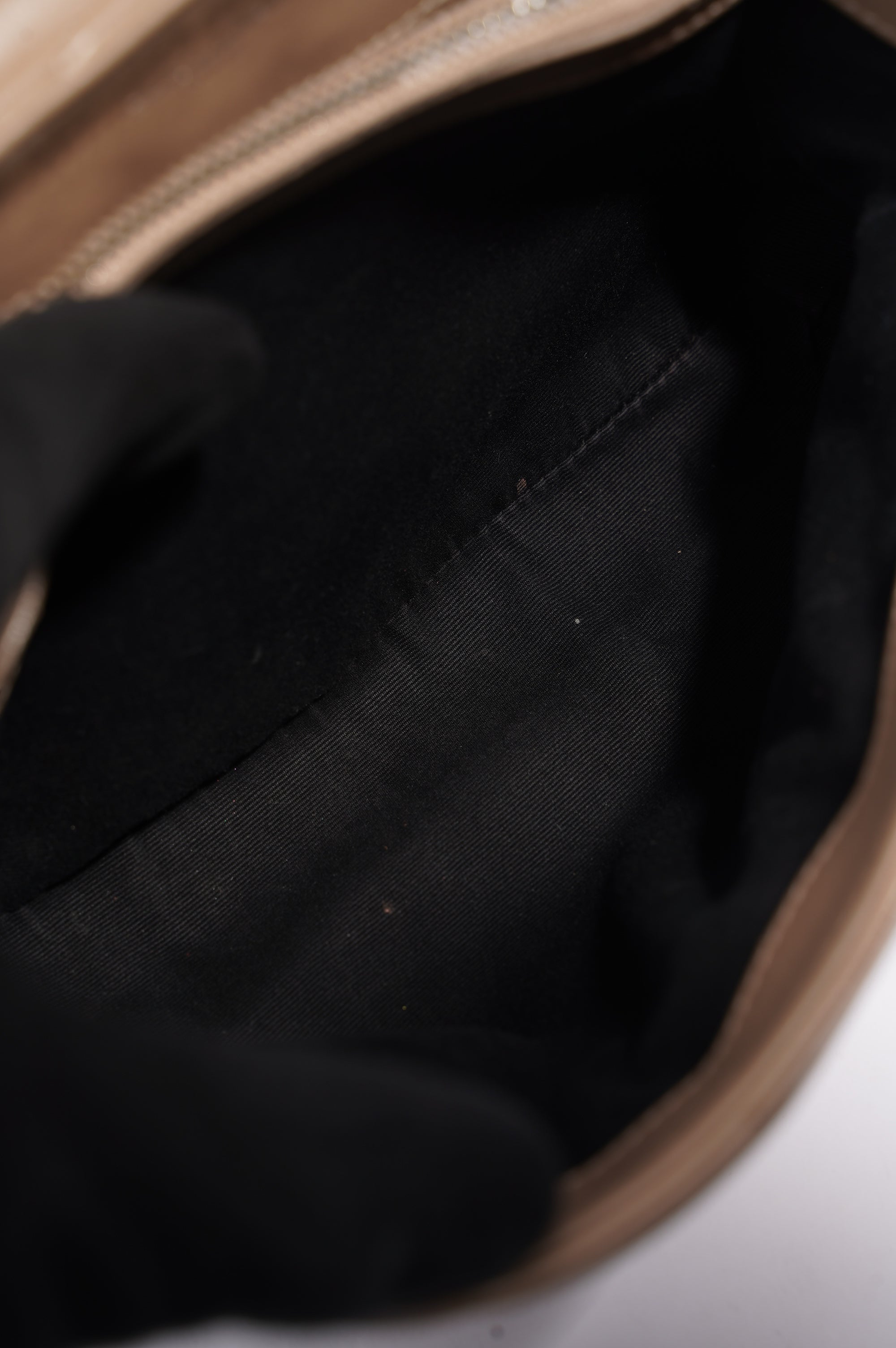 Saint Laurent Womens Lou Lou Dark Beige Small