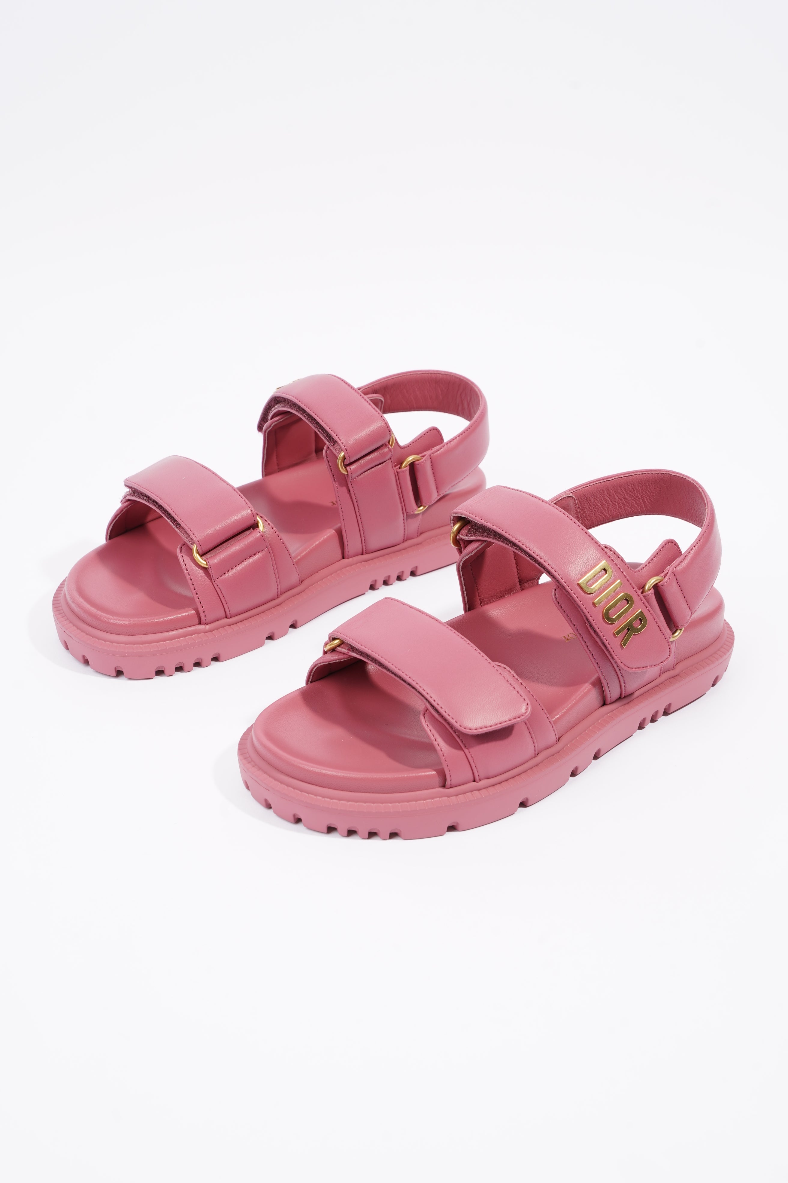 Christian Dior Womens Dioract Sandals Pink EU 35 / UK 2