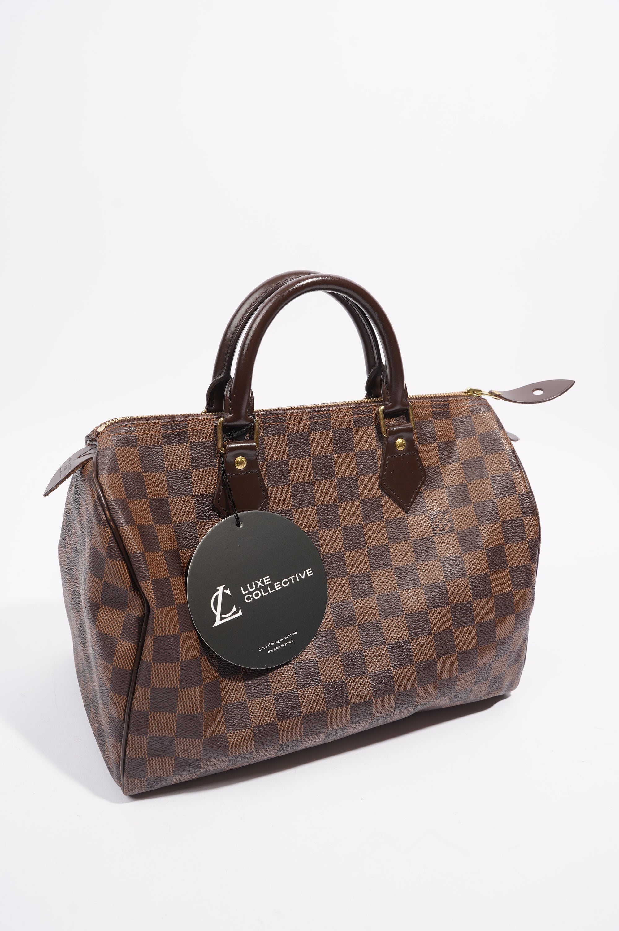 Louis Vuitton Womens Speedy 30 Damier Ebene