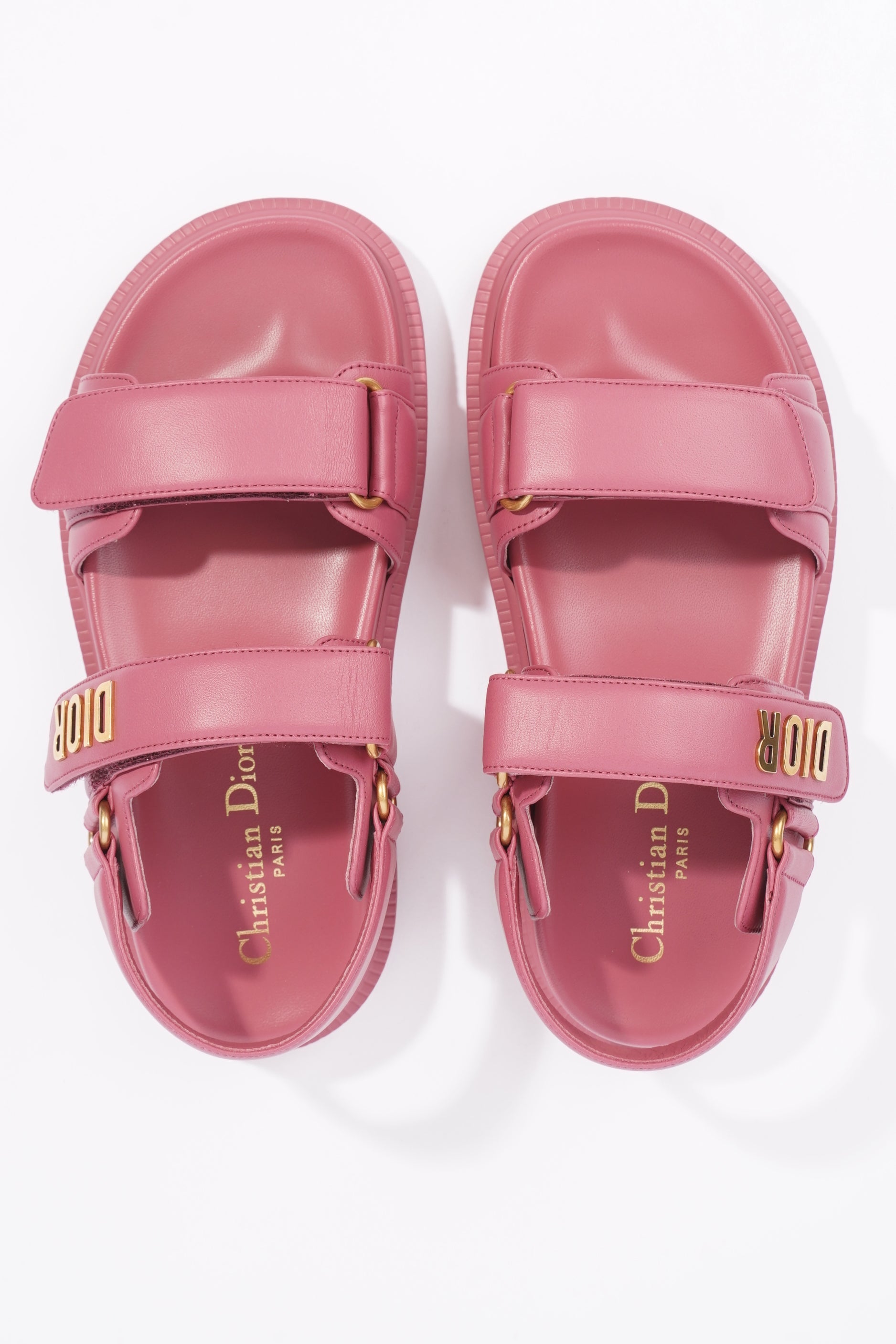 Christian Dior Womens Dioract Sandals Pink EU 35 / UK 2