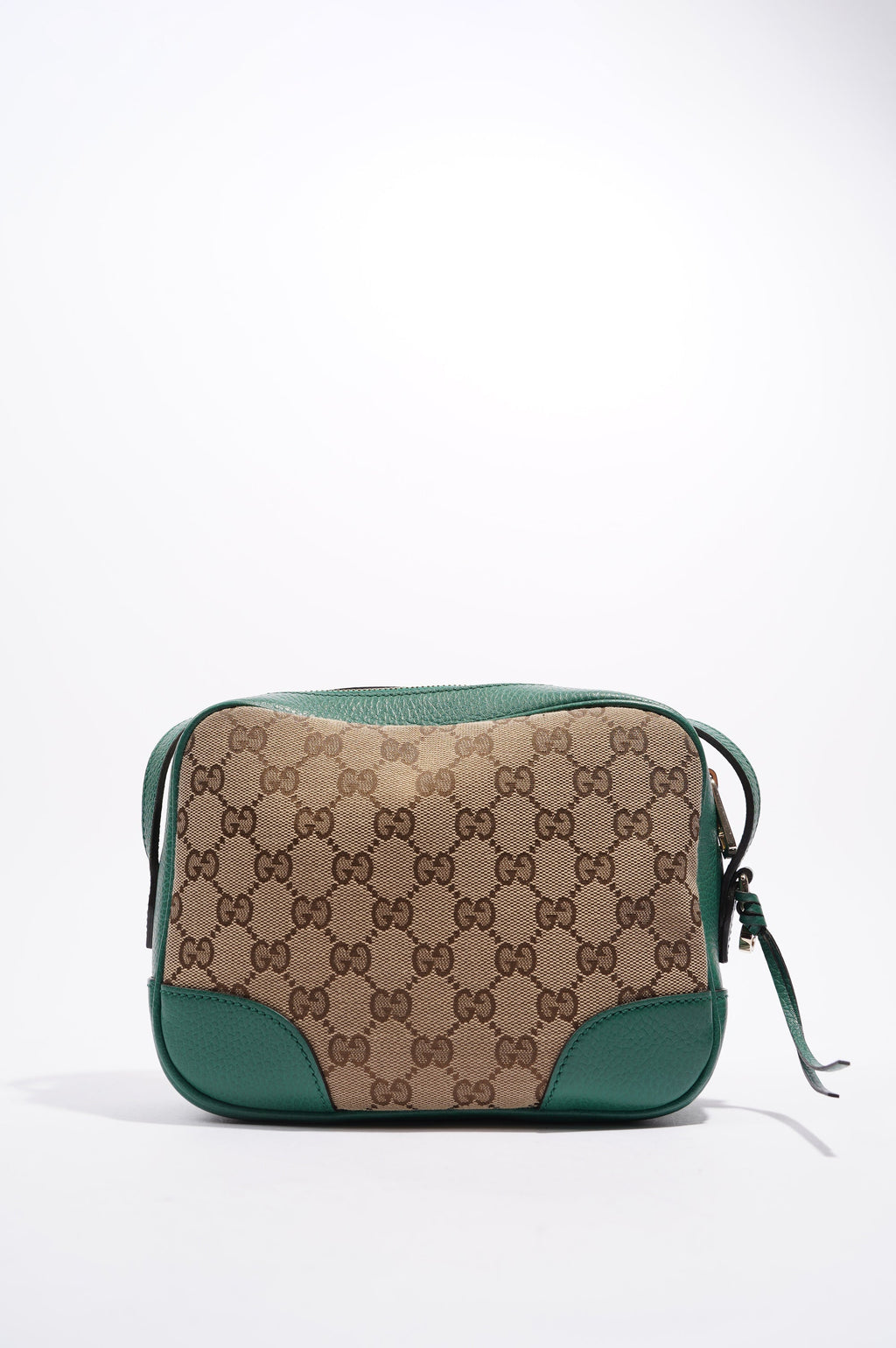 Gucci Womens Bree Crossbody Supreme / Green