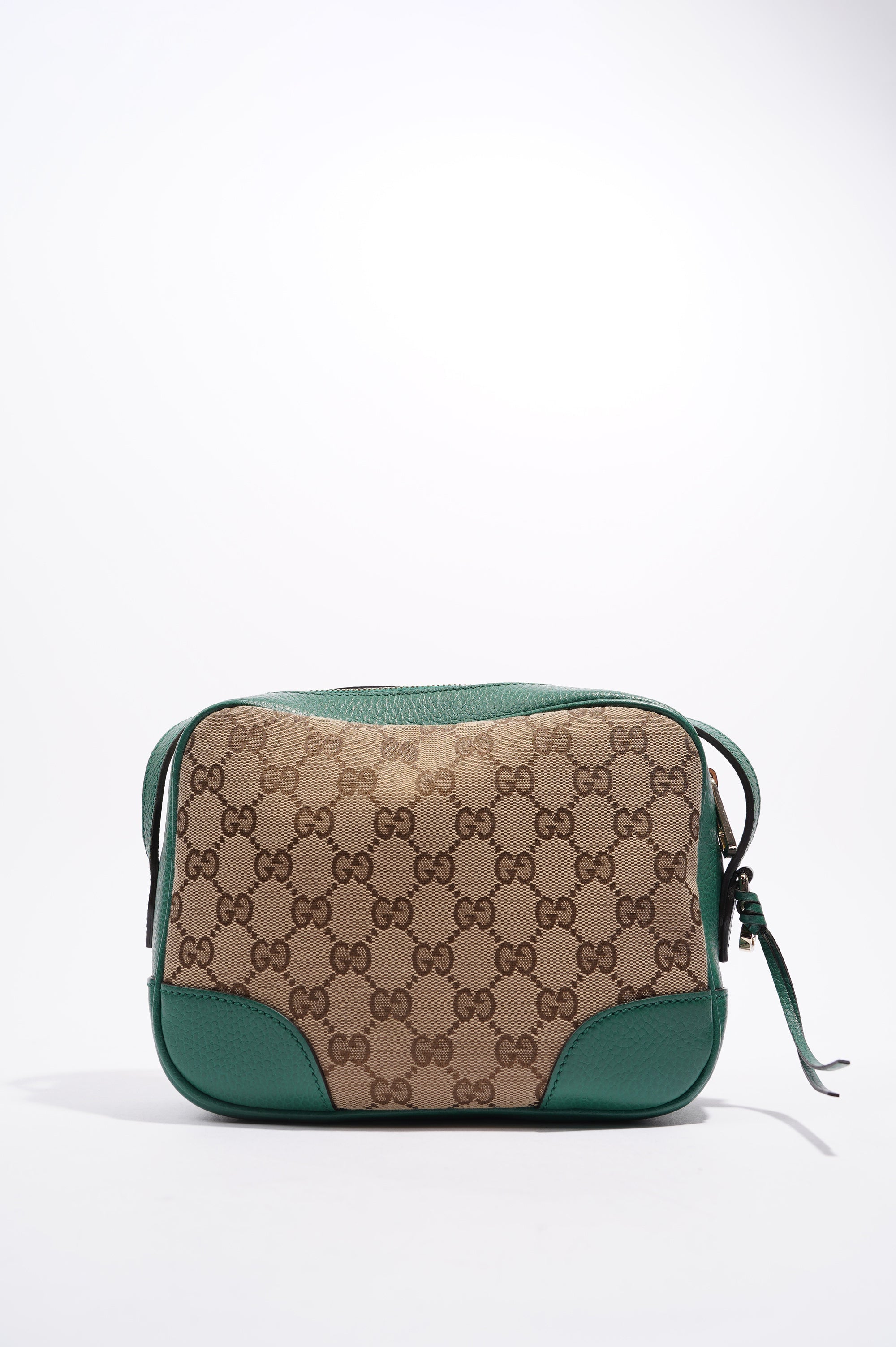 Gucci Womens Bree Crossbody Supreme / Green