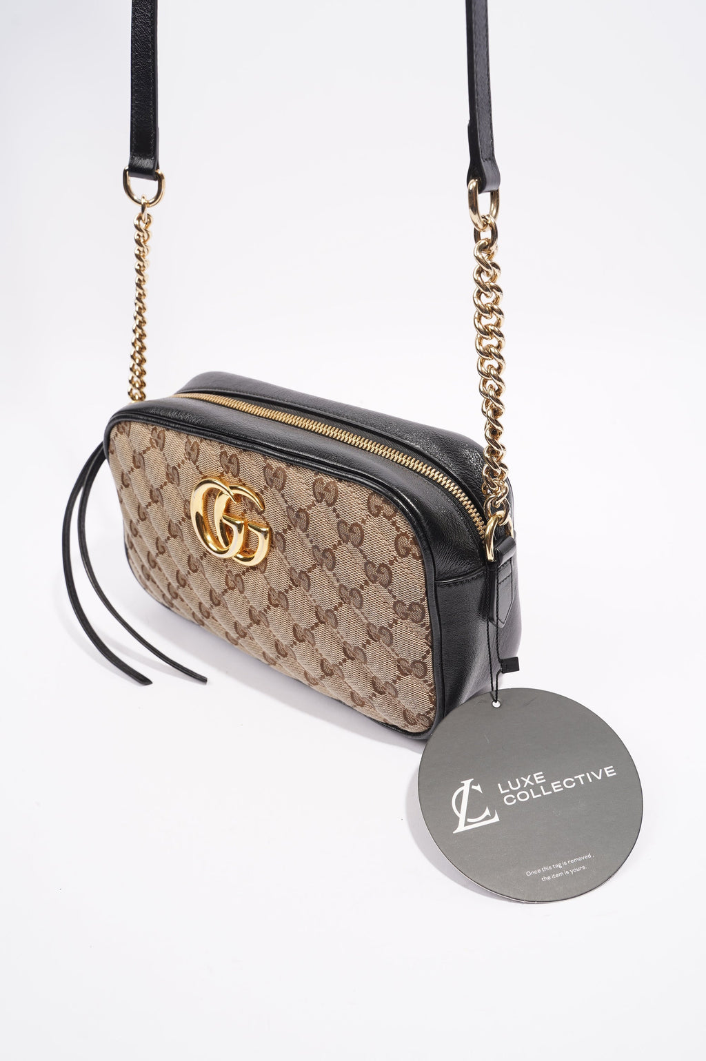 Gucci Womens Marmont Zip Supreme Multicolour