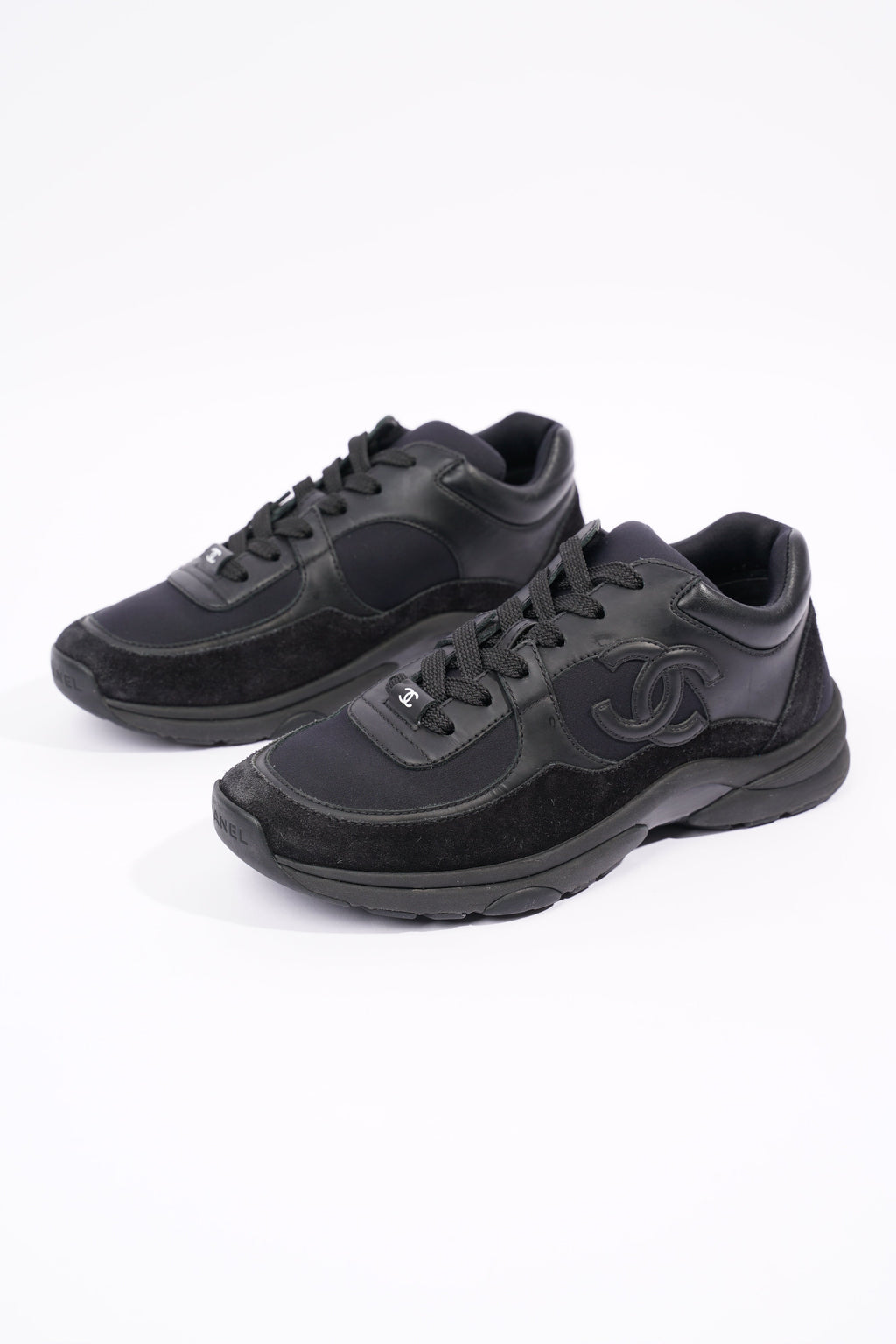 Chanel Womens CC Logo Black EU 37 / UK 4