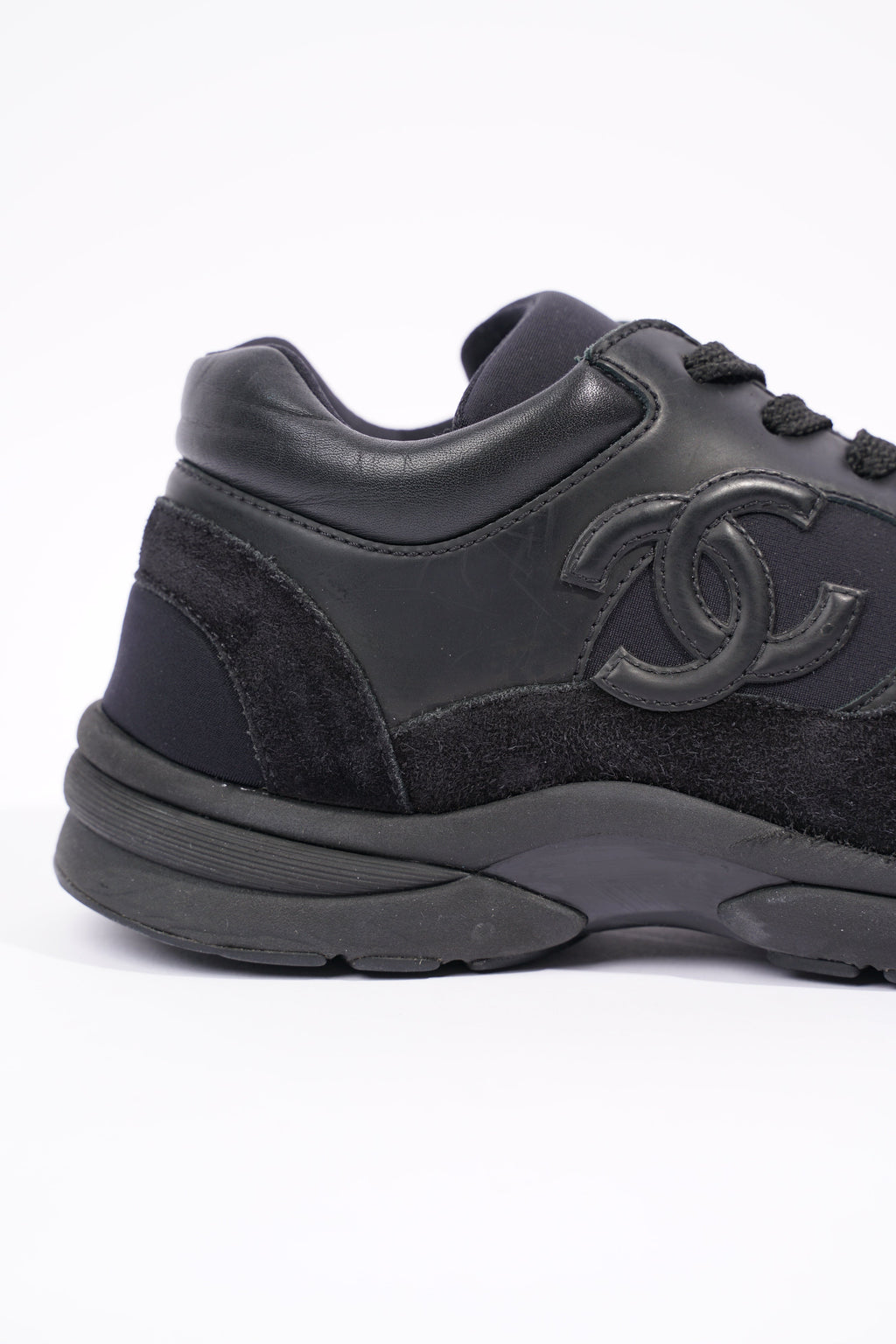 Chanel Womens CC Logo Black EU 37 / UK 4