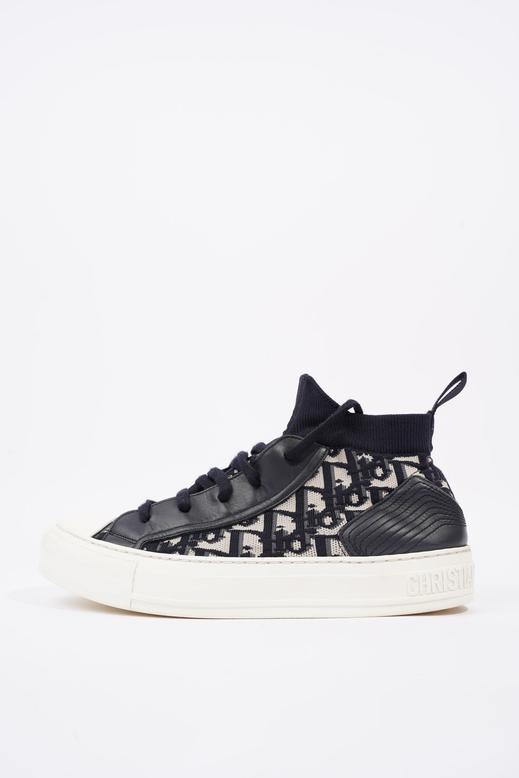Christian Dior Womens Walk n' Dior High Top Blue / White EU 38 / UK 5