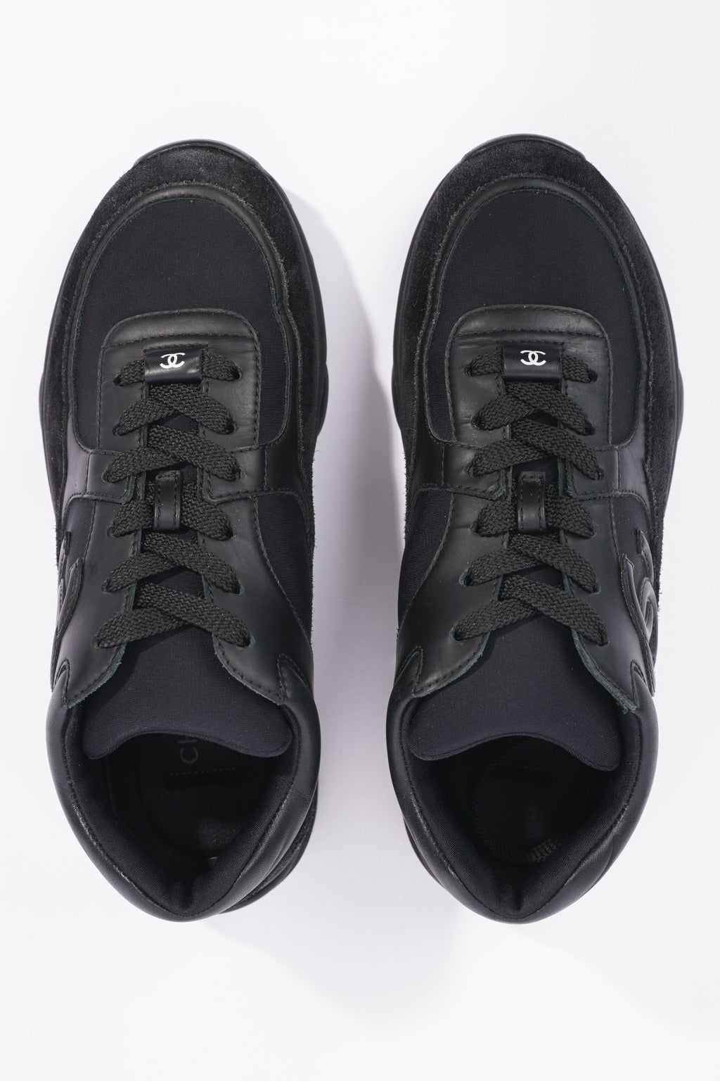 Chanel Womens CC Logo Black EU 37 / UK 4