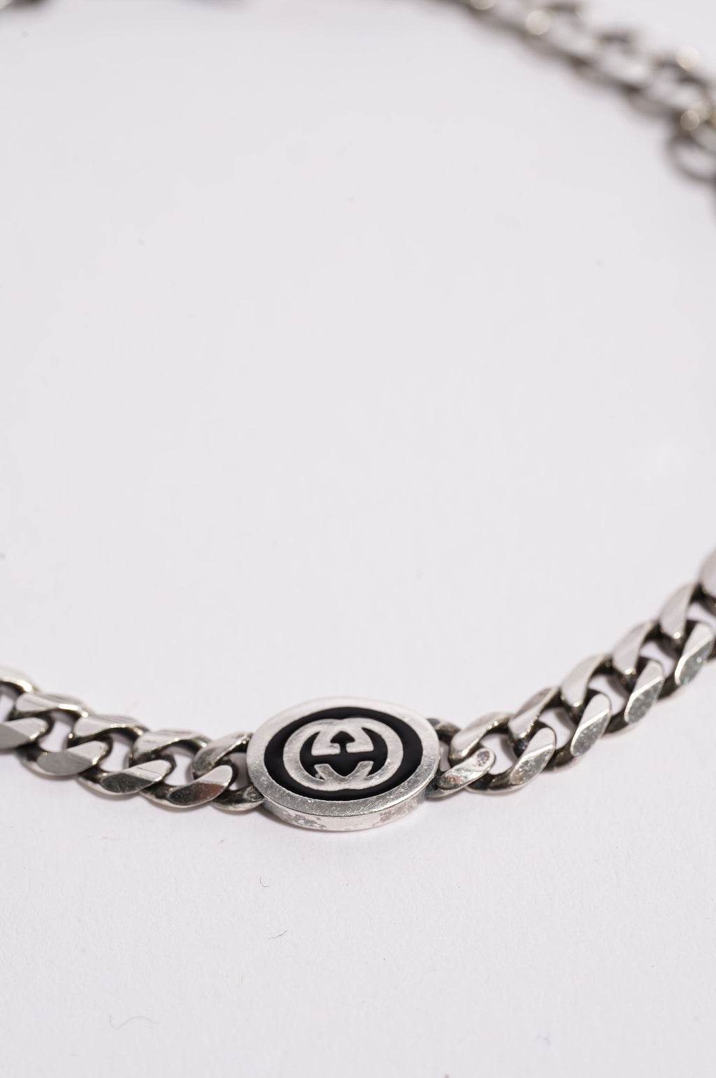Gucci Womens Interlocking G Bracelet Silver