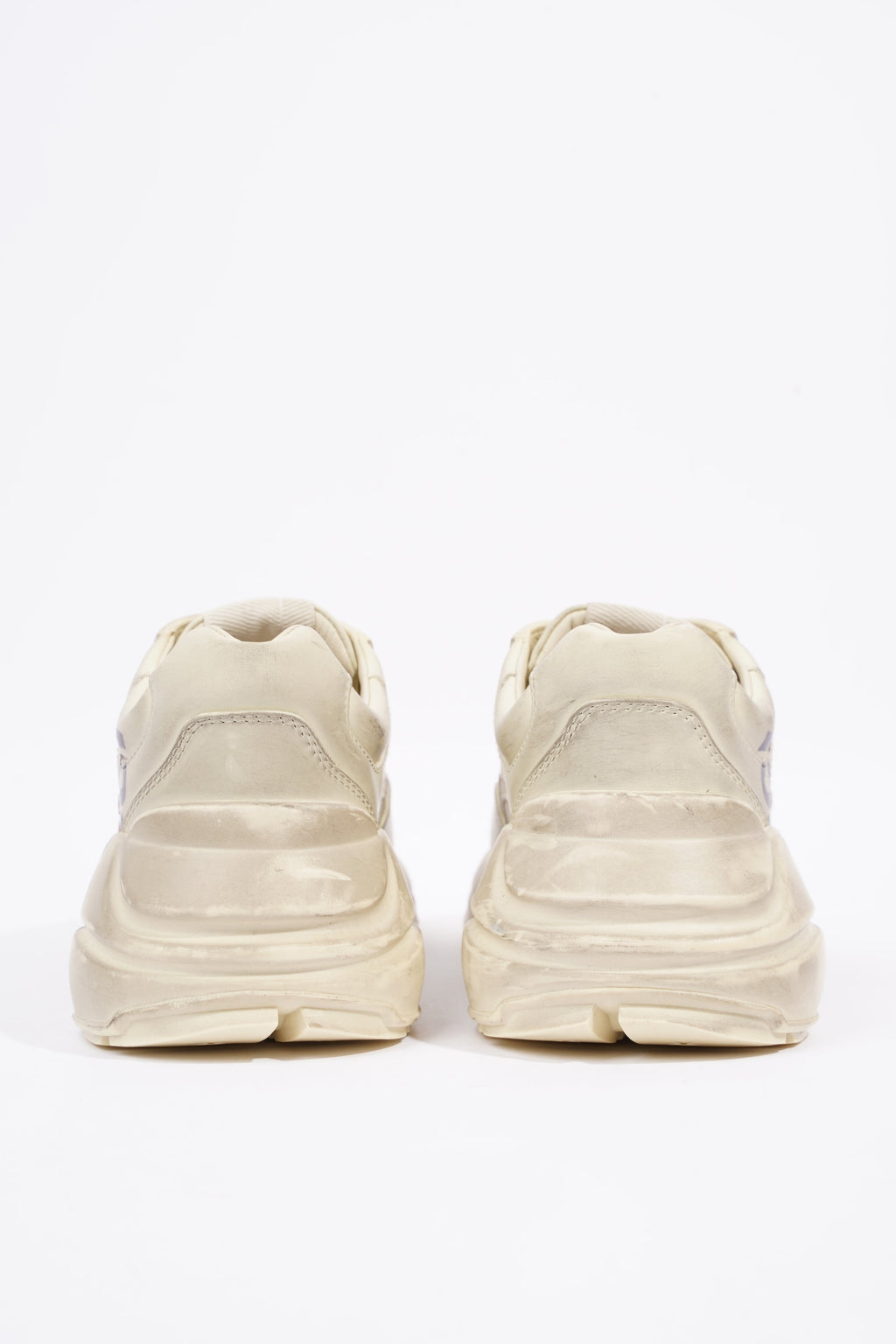 Gucci Womens Rhyton Cream Distressed EU 38 / UK 5