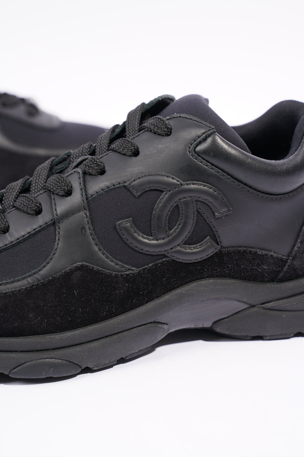 Chanel Womens CC Logo Black EU 37 / UK 4