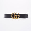 Gucci Womens Marmont Belt Black /  Gold 70 / 28