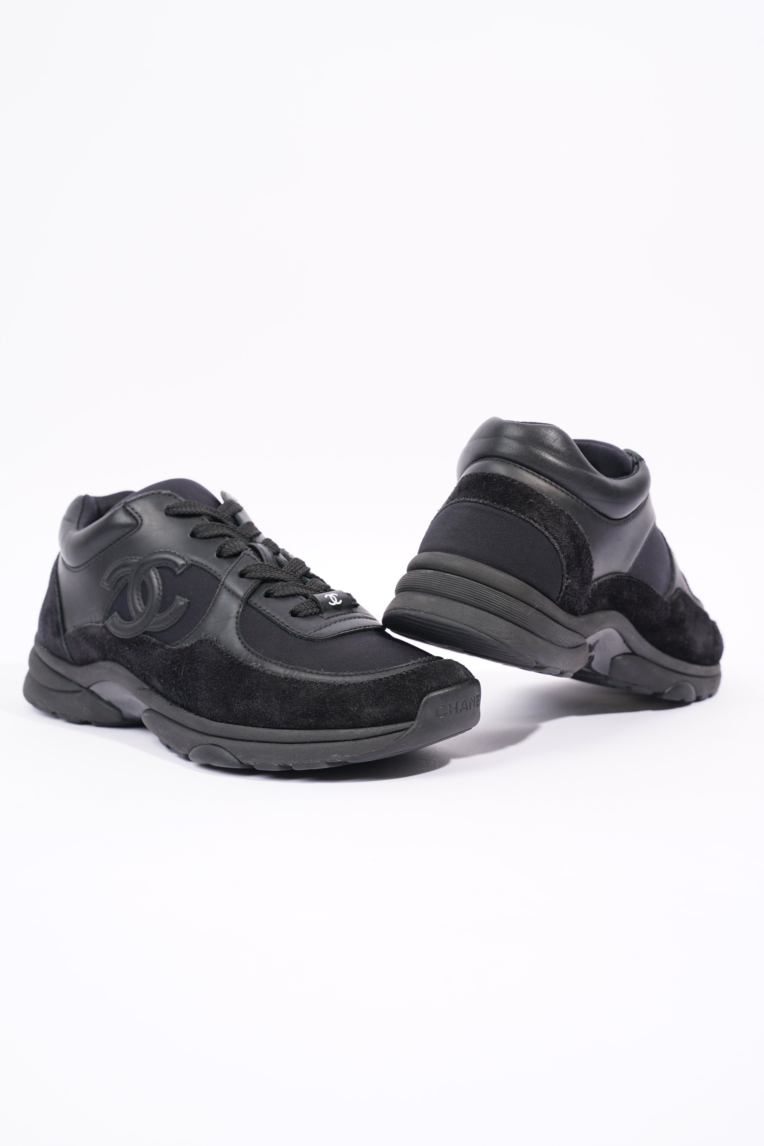 Chanel Womens CC Logo Black EU 37 / UK 4