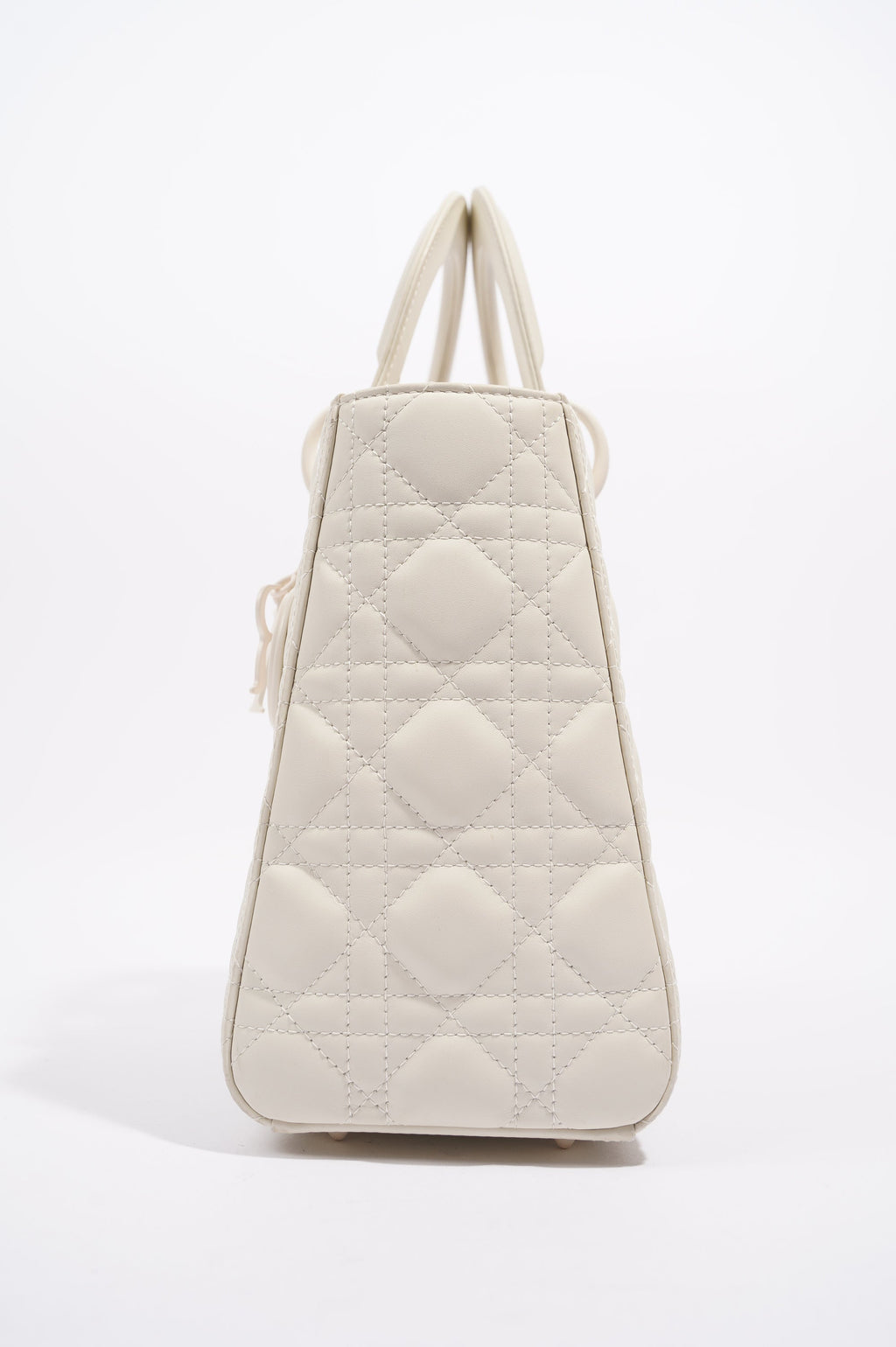 Christian Dior Womens Lady Dior White Medium
