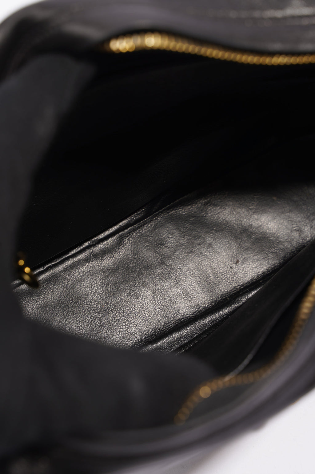Chanel Womens Lambskin Evening Square Tassel Bag Black / Gold