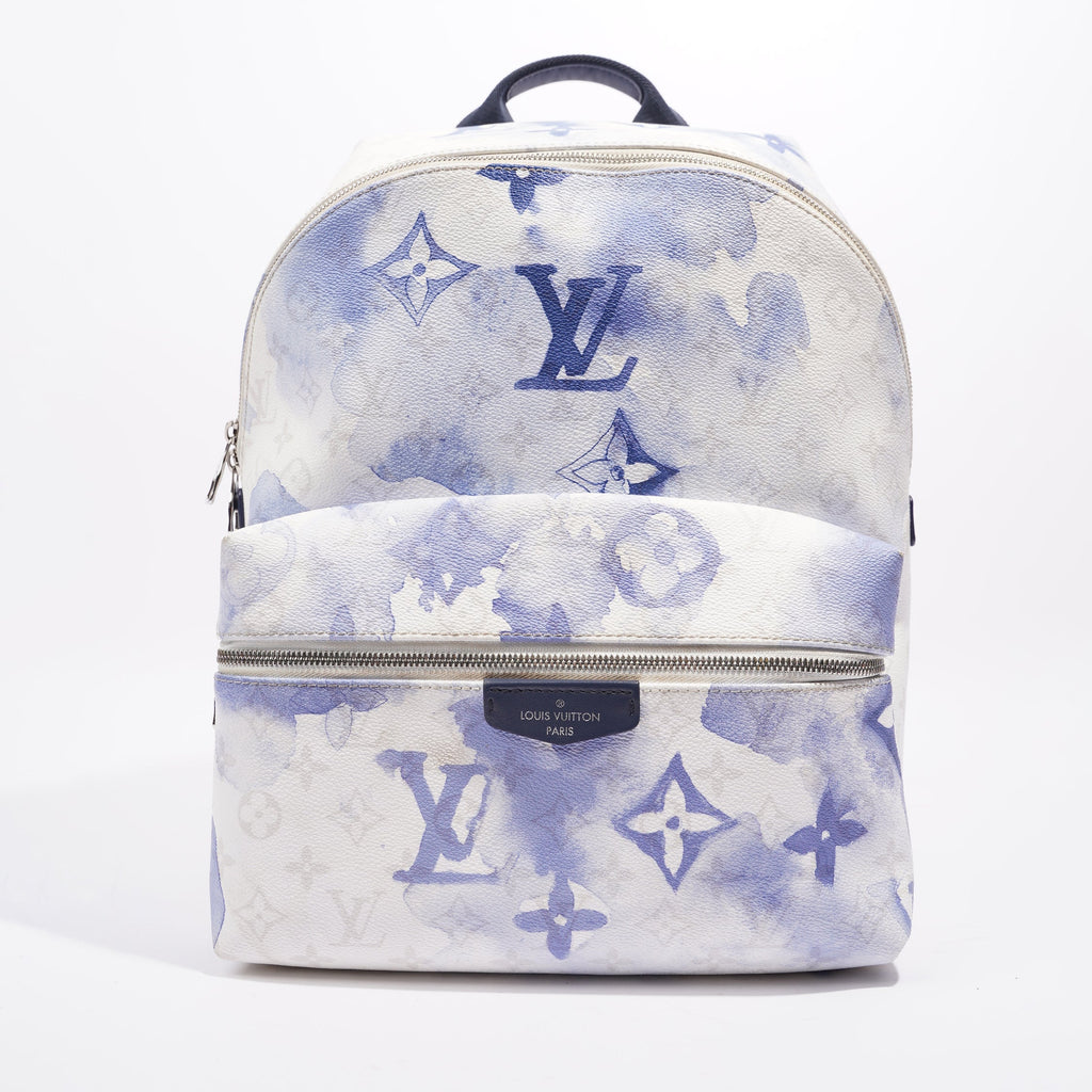 Louis Vuitton Womens Discovery Limited Edition Backpack Monogram / Blue