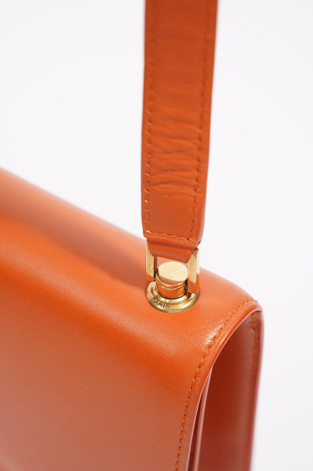 Saint Laurent Womens Le Carre Orange